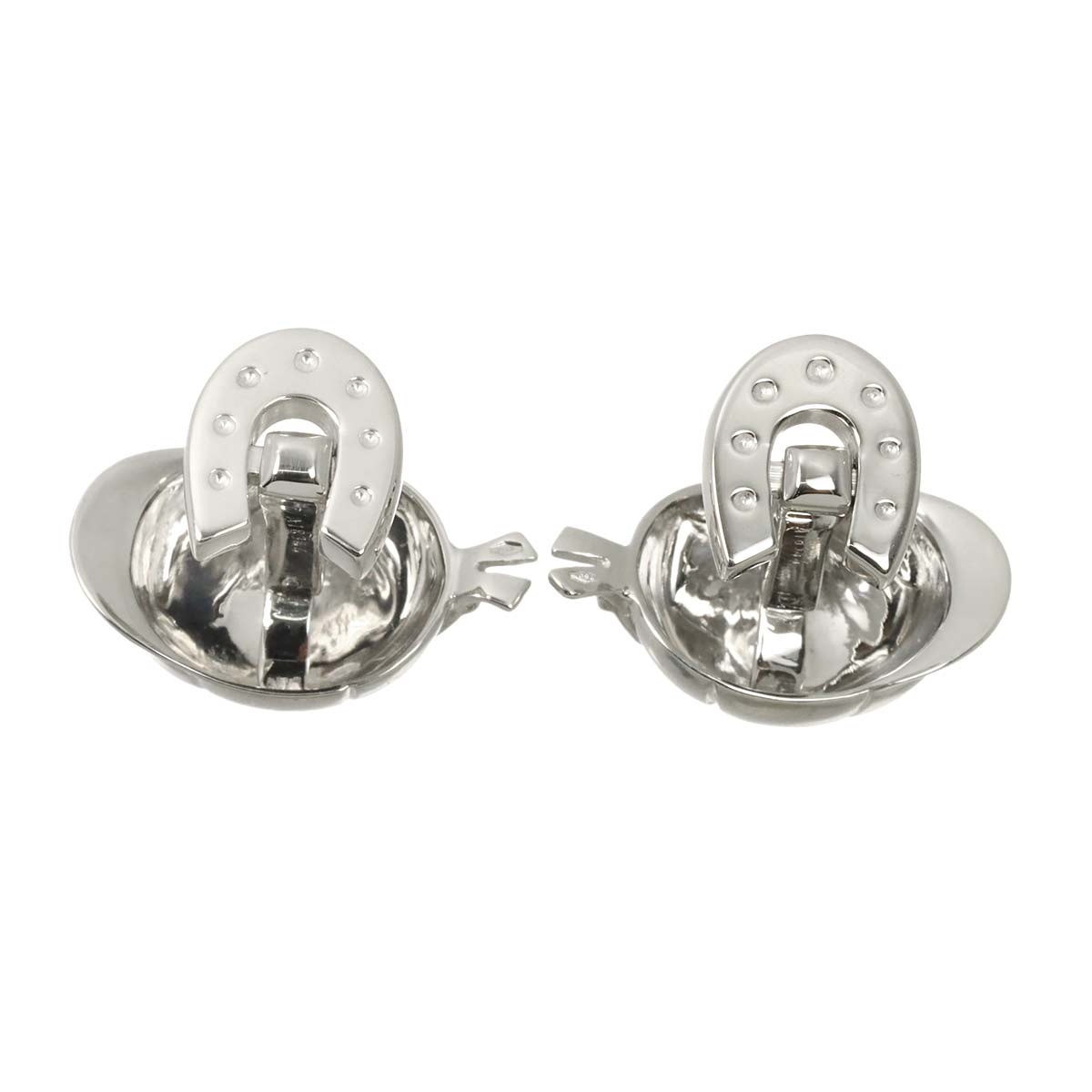 Diamond Cuff Links 18K WG White Gold 750