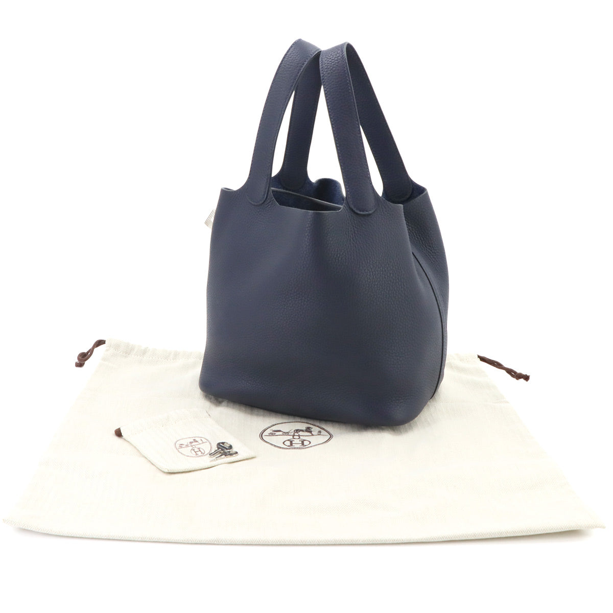 Picotin Lock MM Hand Bag Taurillon Clemence Y