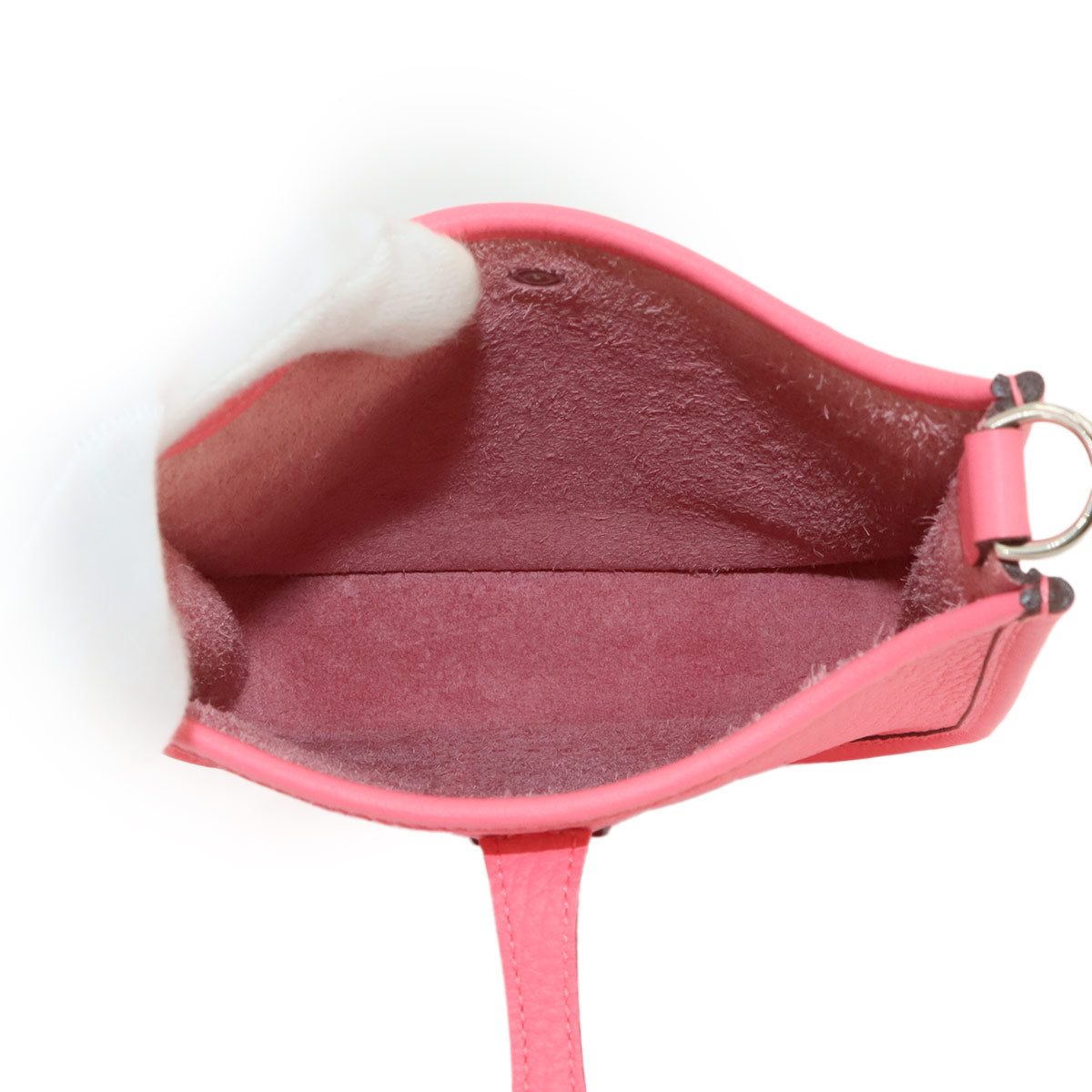 Evelyne Amazon TPM Shoulder Bag Taurillon Clemence Rose Azalee