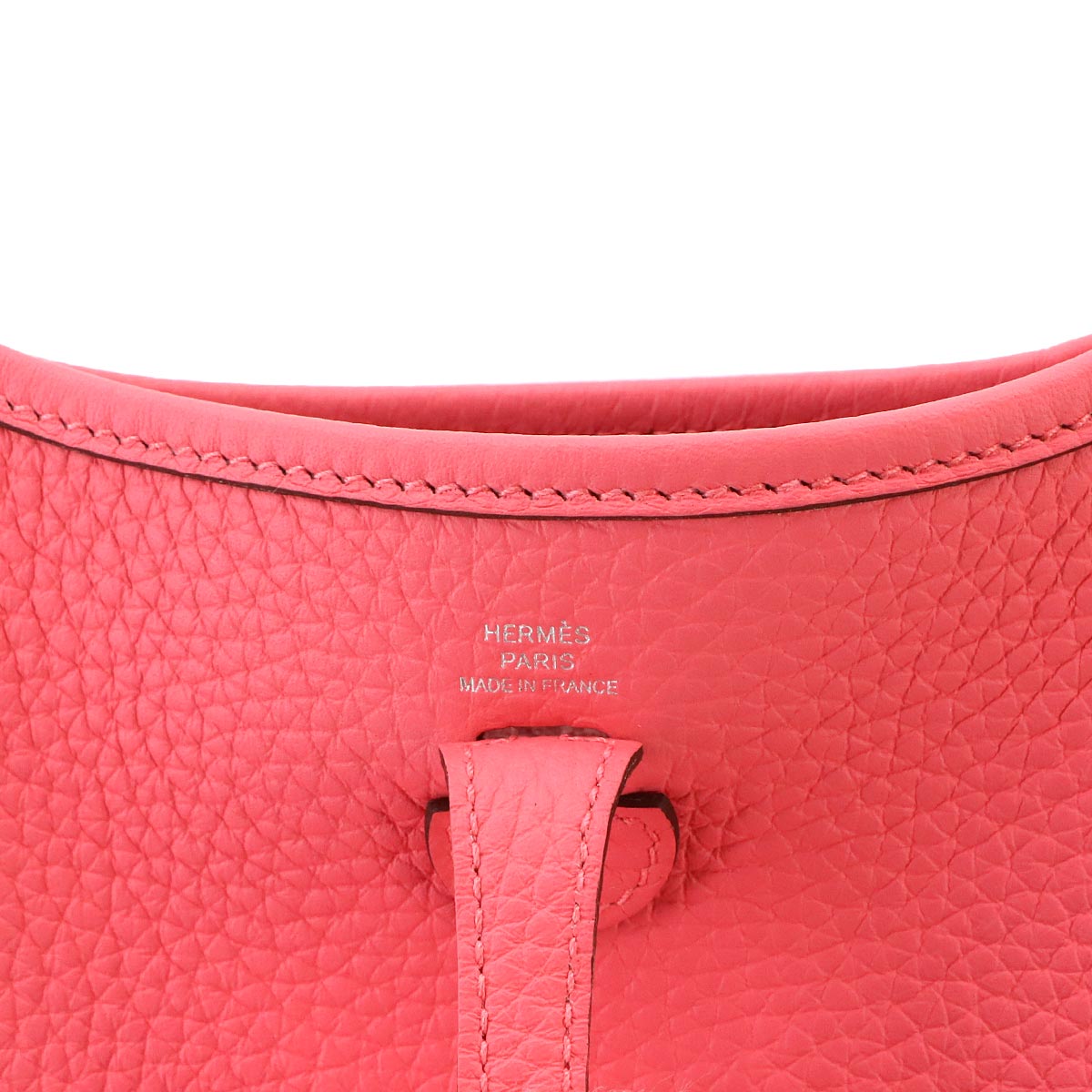 Evelyne Amazon TPM Shoulder Bag Taurillon Clemence Rose Azalee