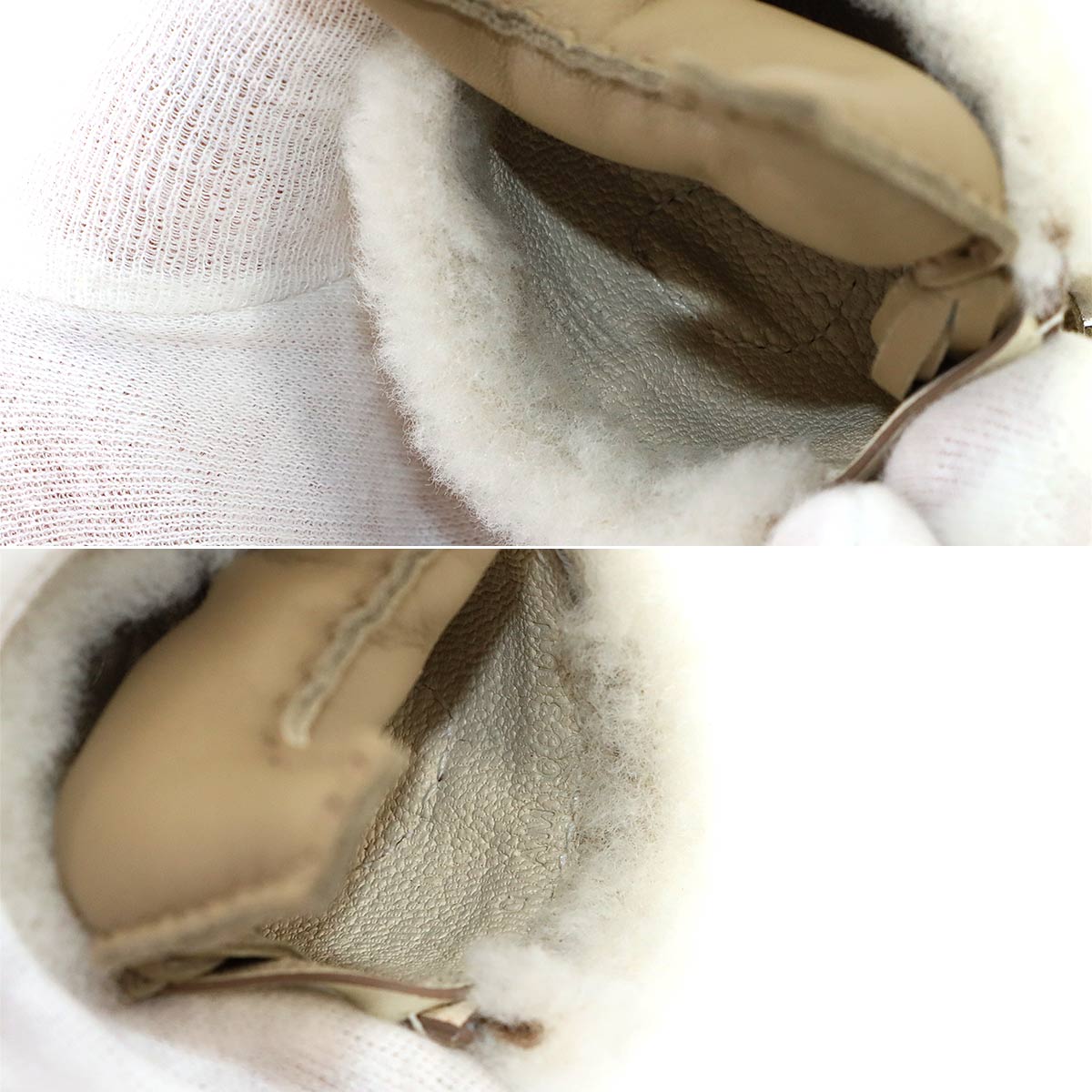 Rodeo Robeo Plush PM Bag Charm Agneau Milo Beige Marfa Craie
