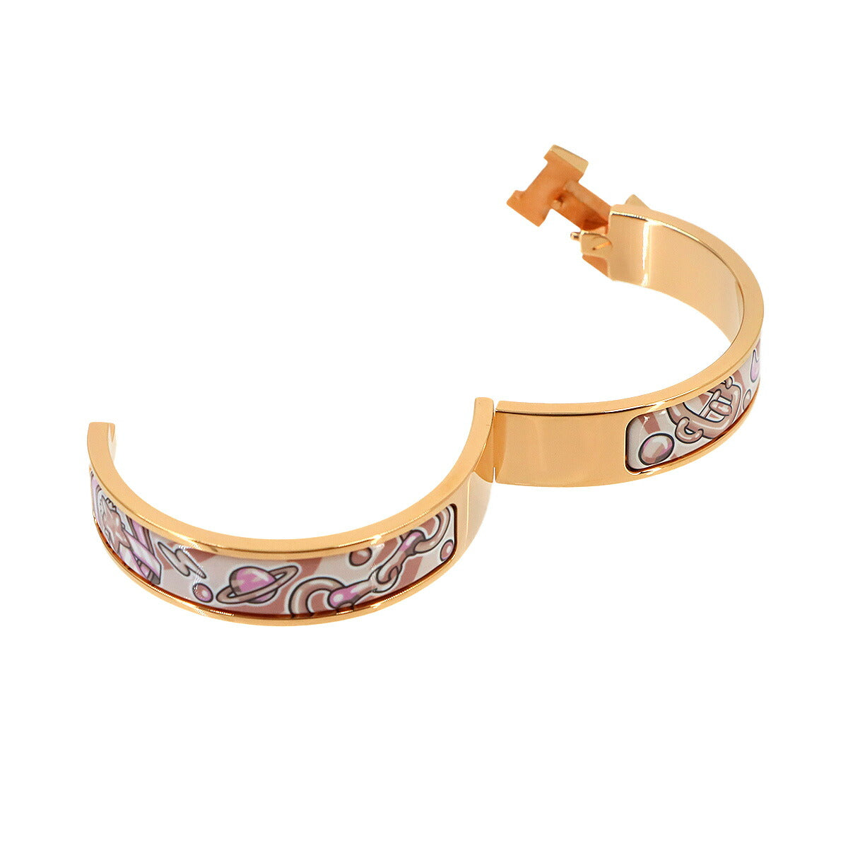 Clic H PM Bangle Candy Libris Aube Rose Gold