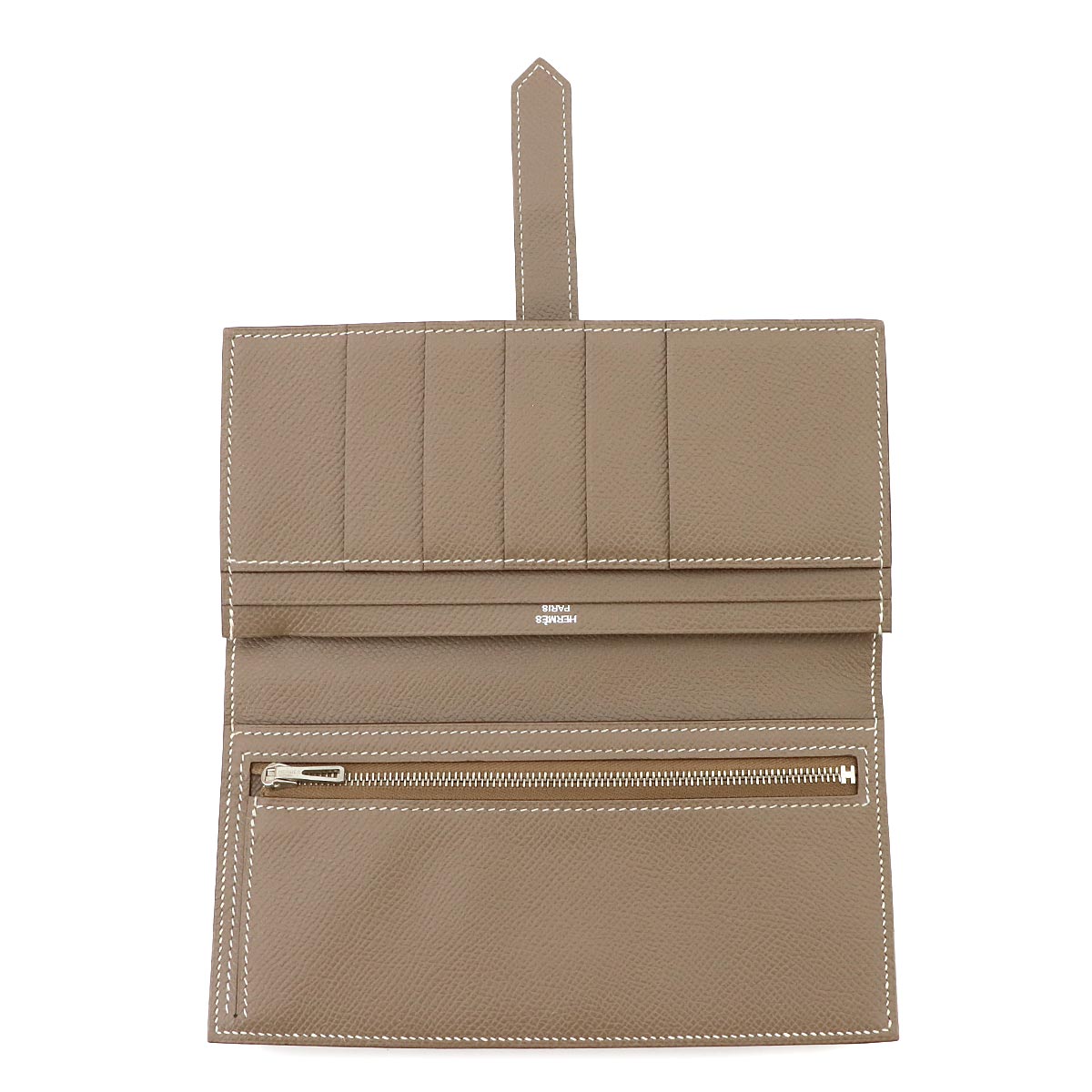 Bearn Soufflet Long Wallet Epsom Etoupe