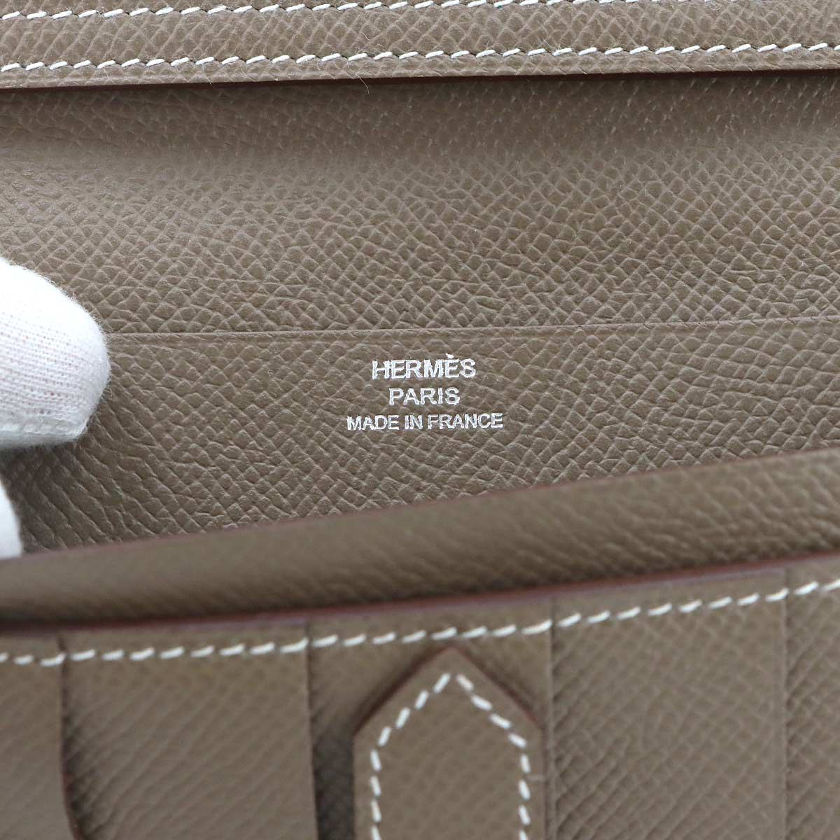 Bearn Soufflet Long Wallet Epsom Etoupe