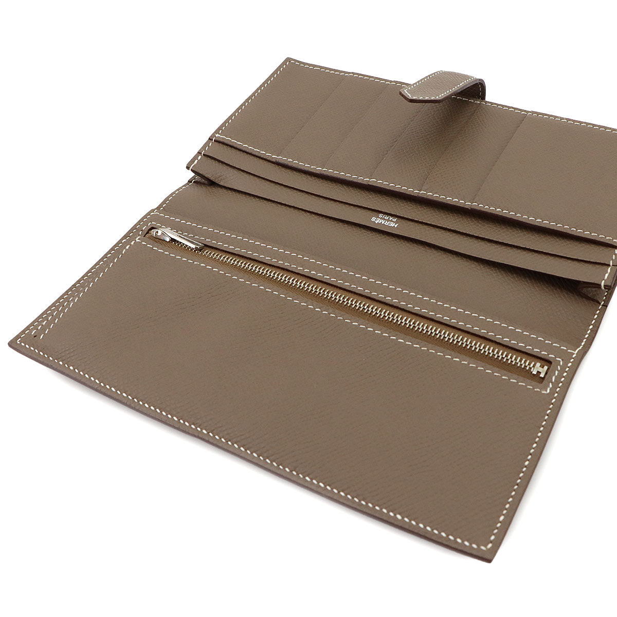 Bearn Soufflet Long Wallet Epsom Etoupe
