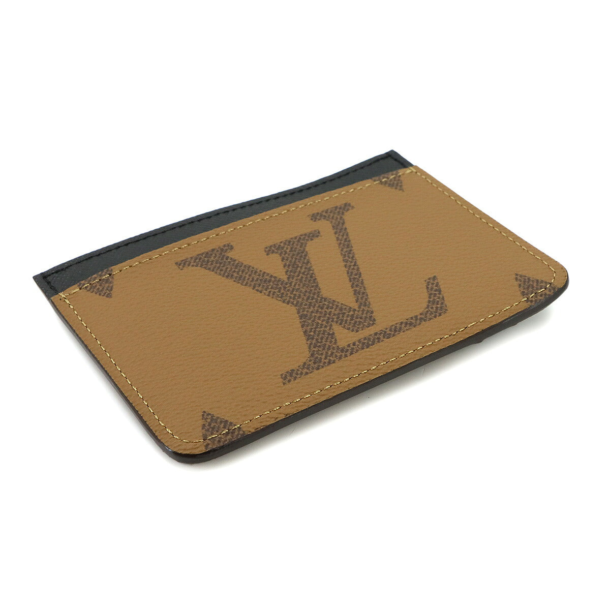 Monogram Reverse Porte Cartes LV Side Up Card Holder