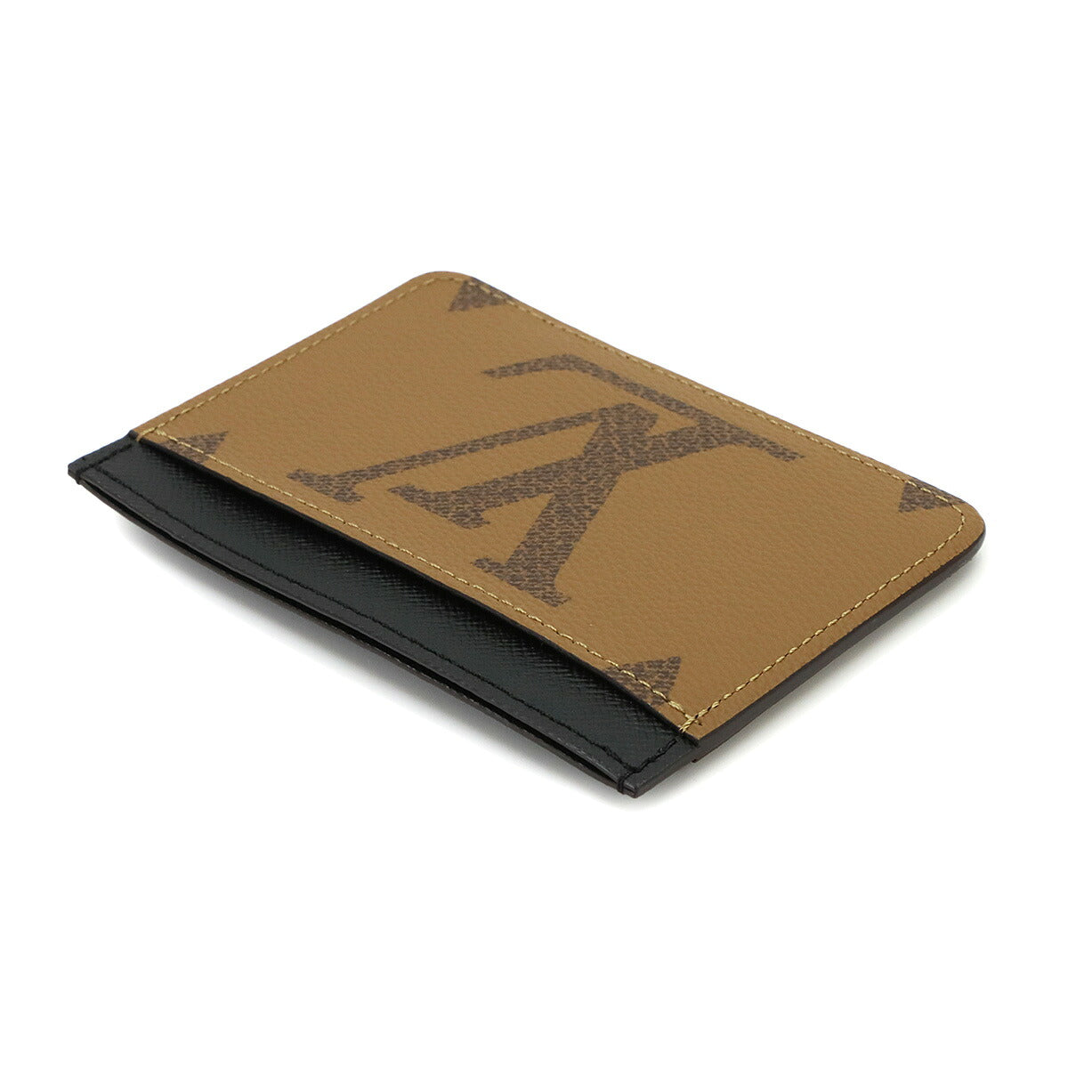 Monogram Reverse Porte Cartes LV Side Up Card Holder
