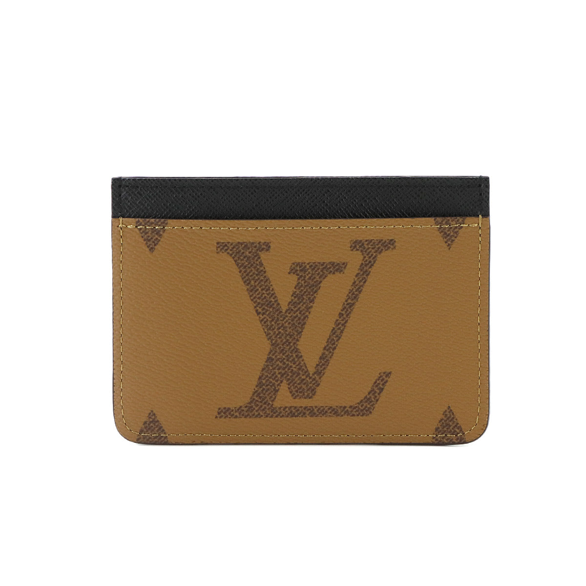Monogram Reverse Porte Cartes LV Side Up Card Holder