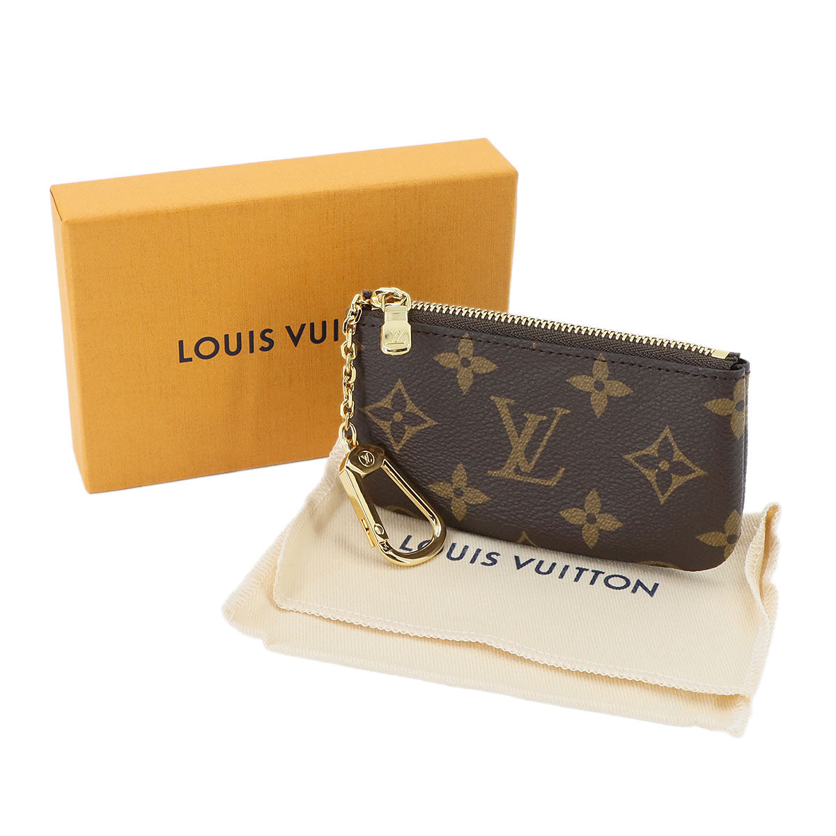 Monogram Pochette Cles Coin Case Purse Brown M62650