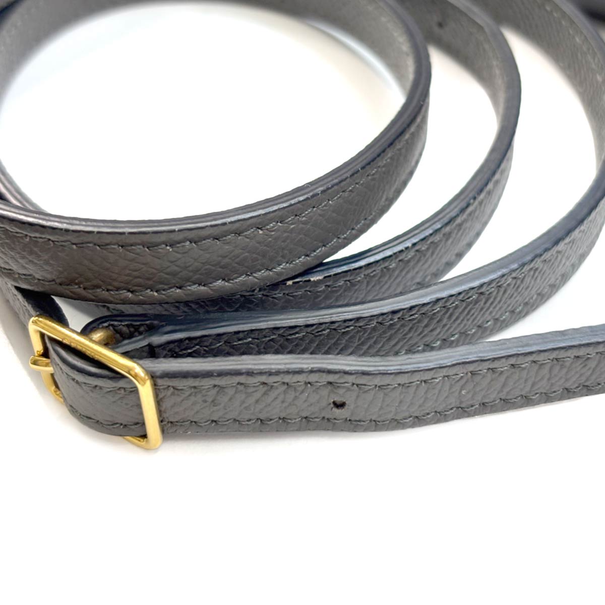 Belt Bag Nano 2way Hand Shoulder Bag Leather Gray 189003