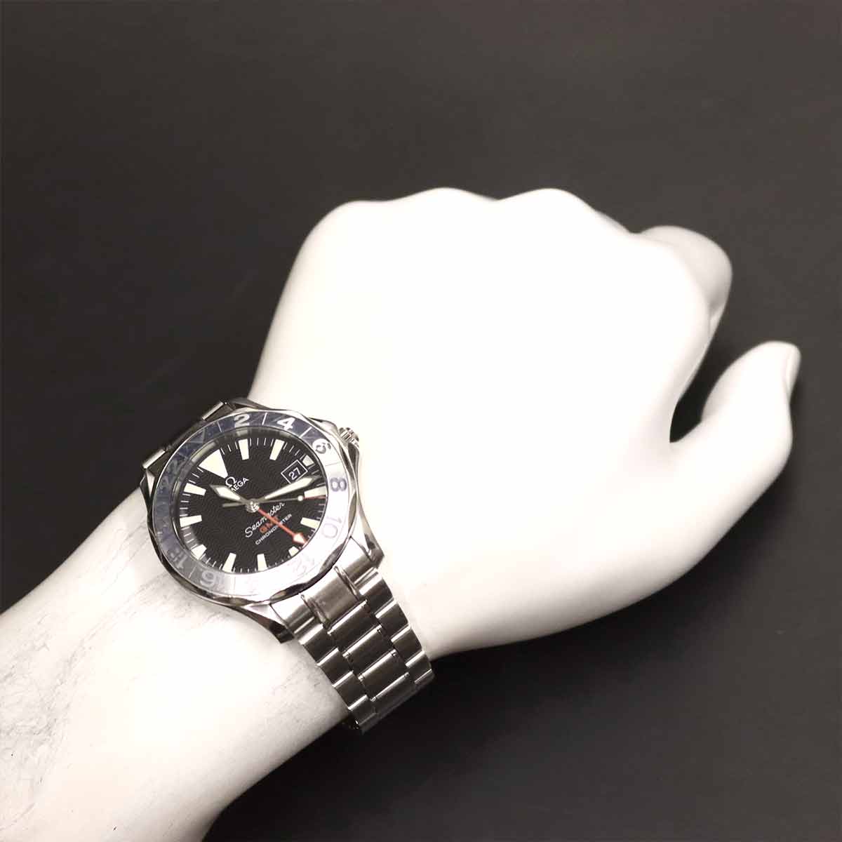 Seamaster 300 GMT 2234 50 Automatic Date Black Dial Men Watch