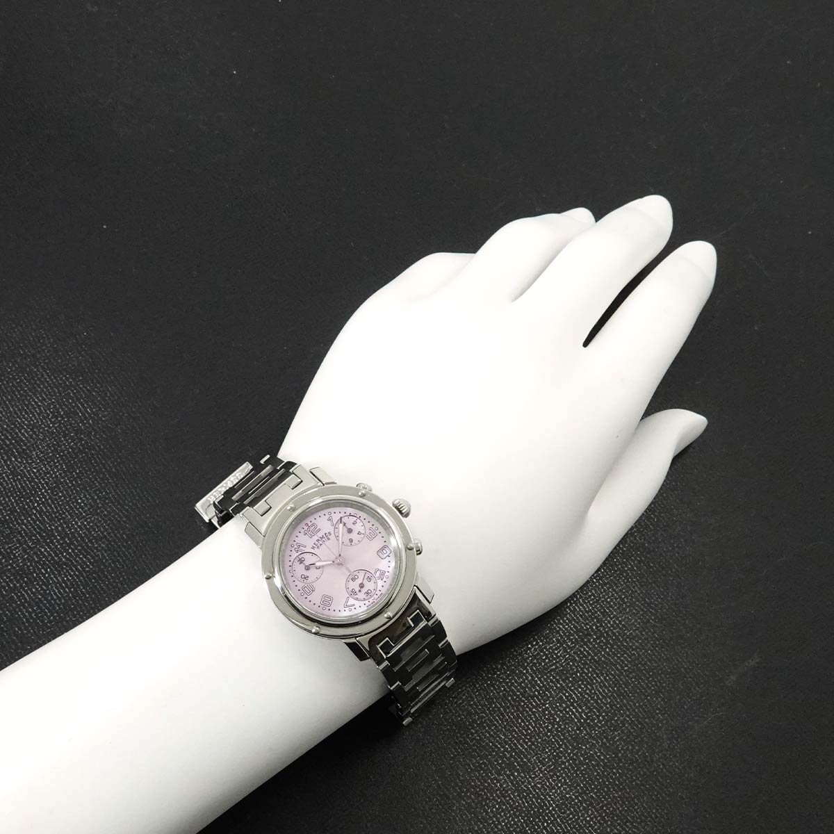 Clipper Chronograph CL1 310 Date Pink Shell Dial Ladies