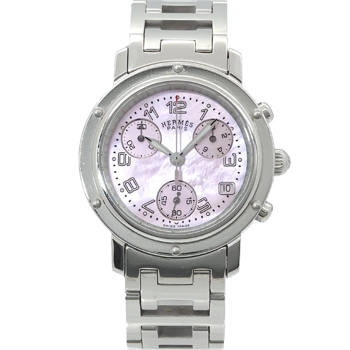 Clipper Chronograph CL1 310 Date Pink Shell Dial Ladies