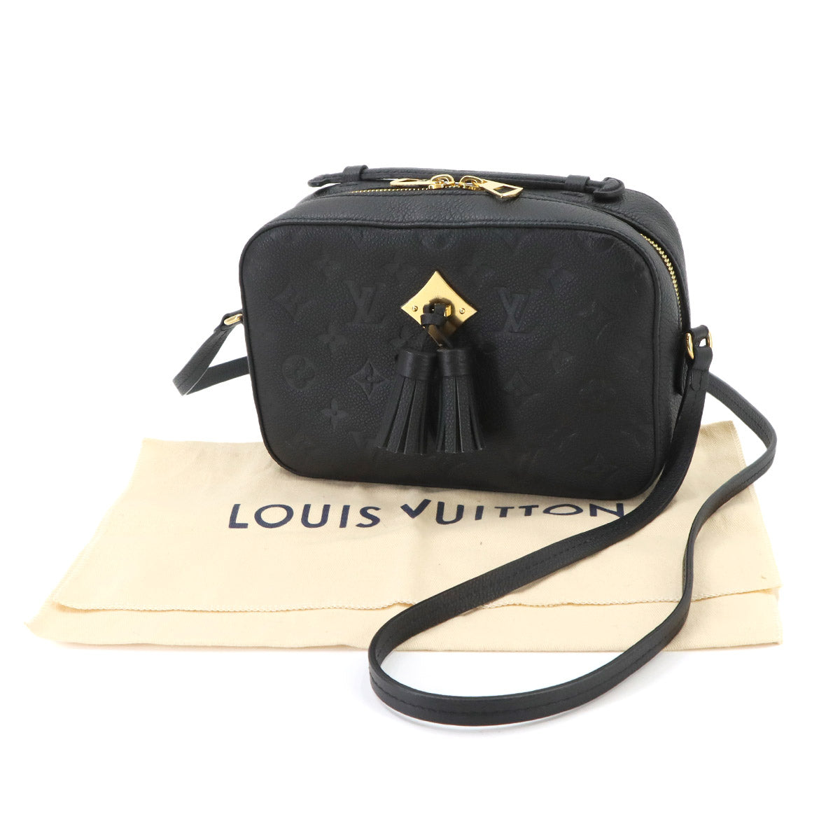 Monogram Empreinte Saintonge Shoulder Bag Noir M44593