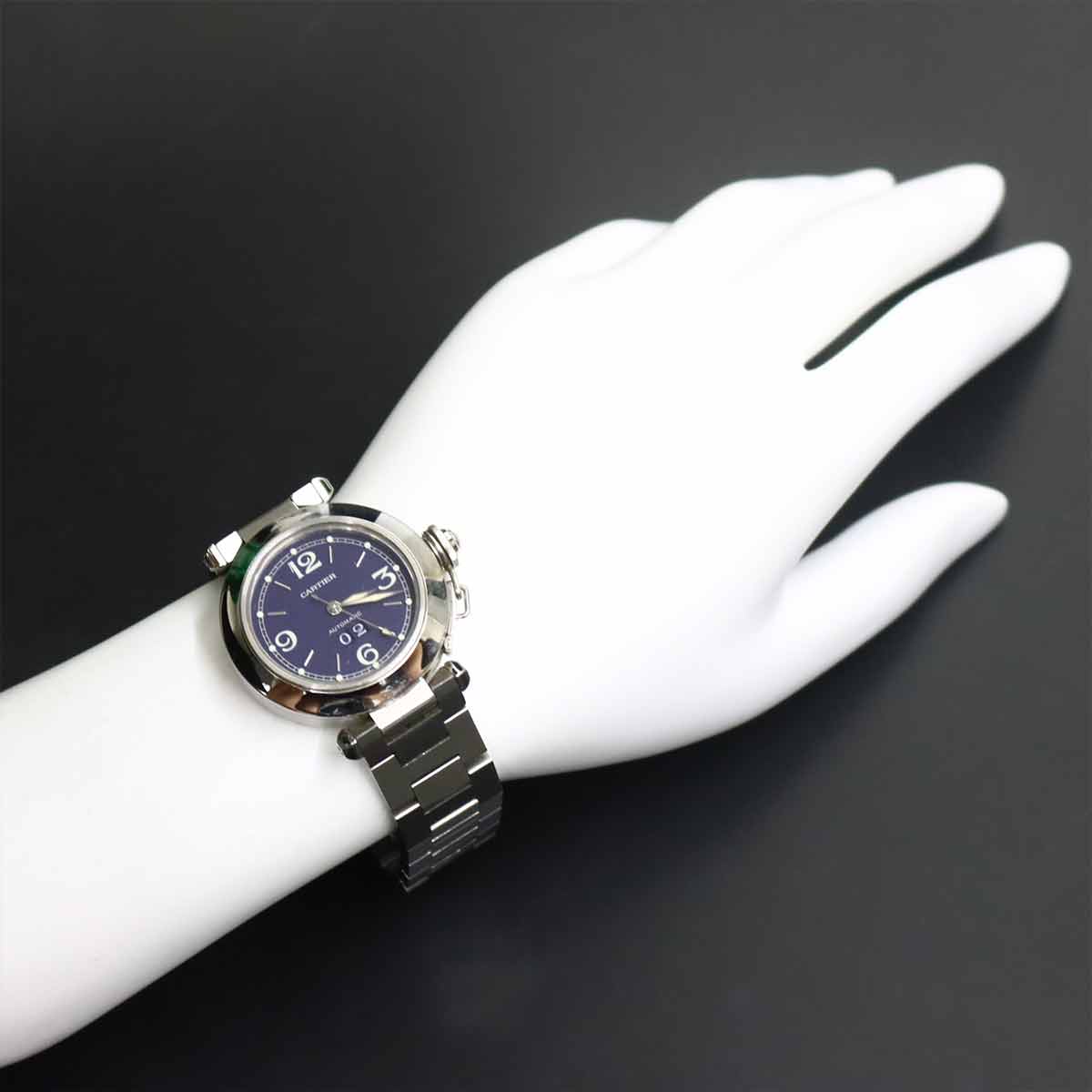 PashaC W31047M7 Automatic Date Navy Dial Boys Watch