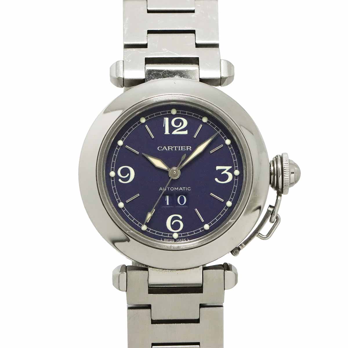 PashaC W31047M7 Automatic Date Navy Dial Boys Watch
