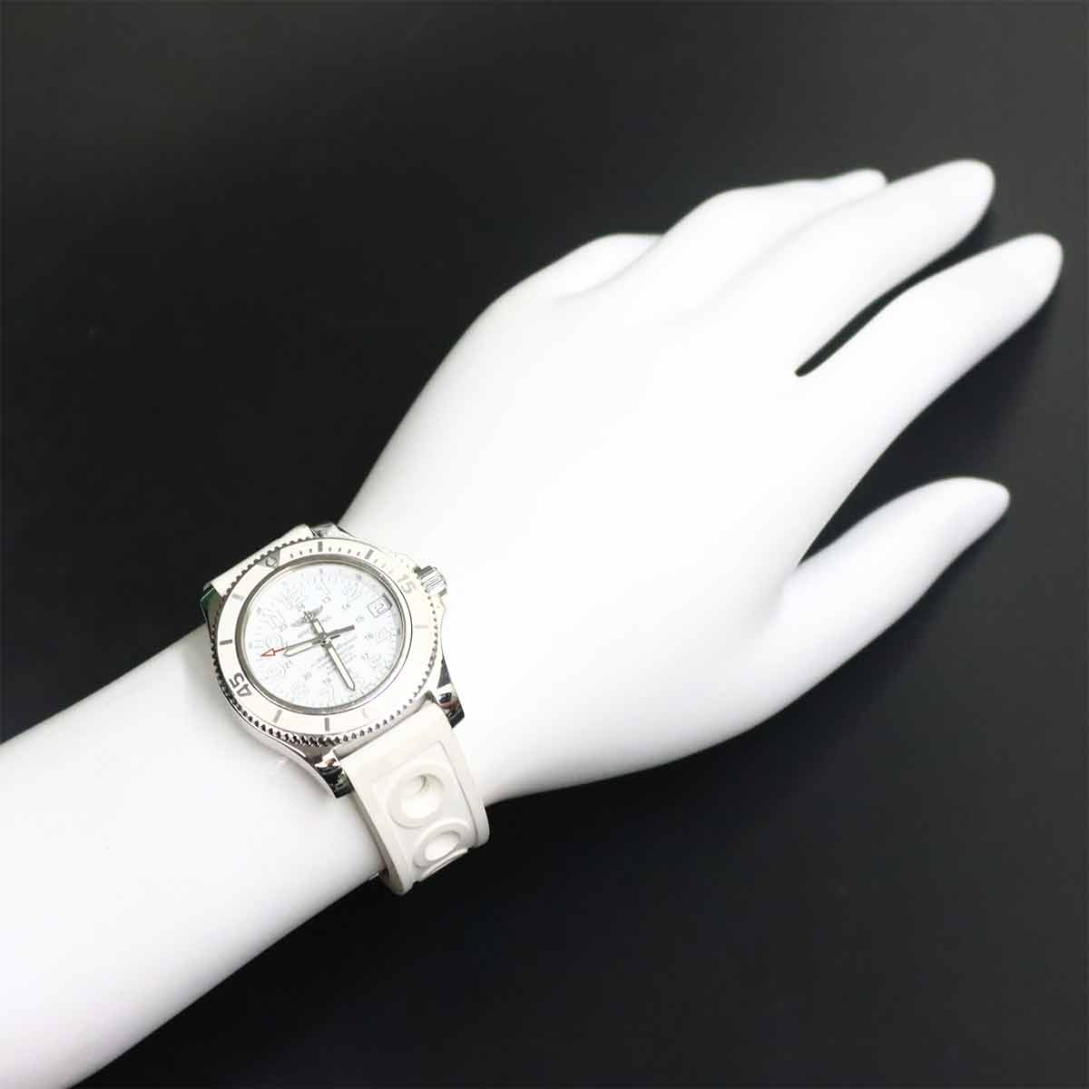 Super Ocean II 36mm A17312 Date Automatic White Dial Ladies