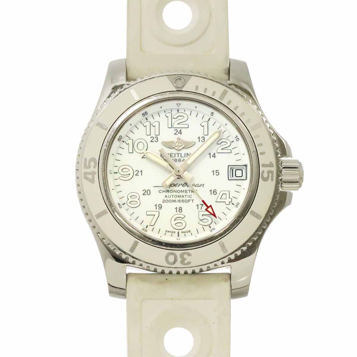 Super Ocean II 36mm A17312 Date Automatic White Dial Ladies
