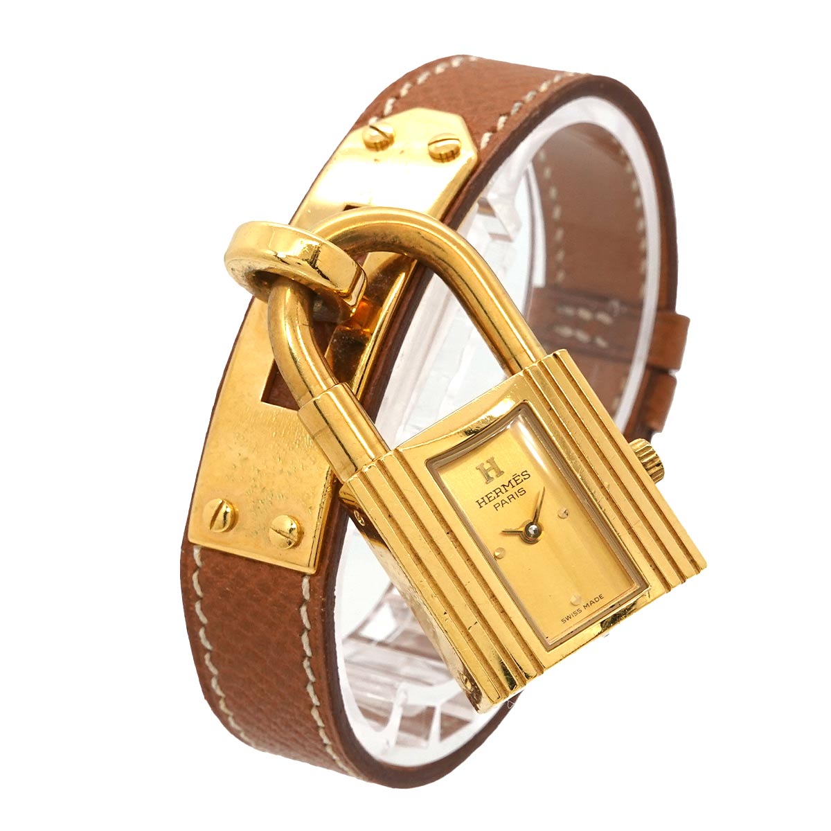 Kelly Watches Quartz Gold Dial Vintage Cadena Ladies Watch