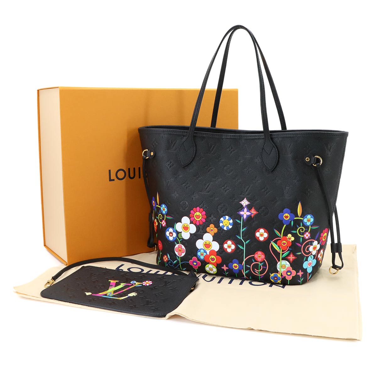 LVxTM Monogram Empreinte Neverfull MM Tote Bag M13675