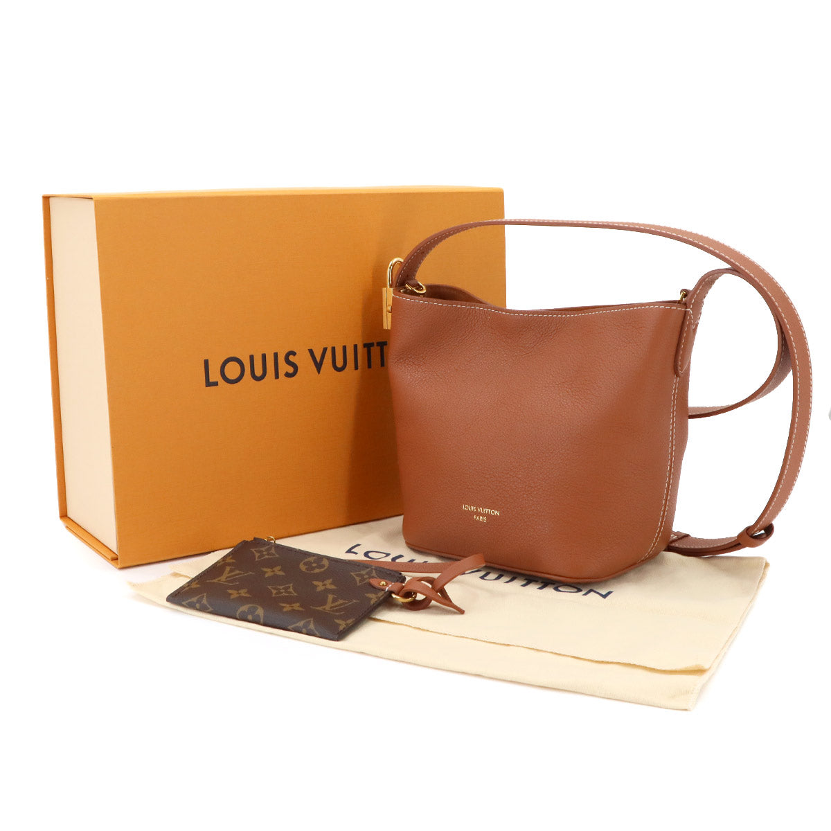 Low Key All In BB Shoulder Bag Cognac M14416
