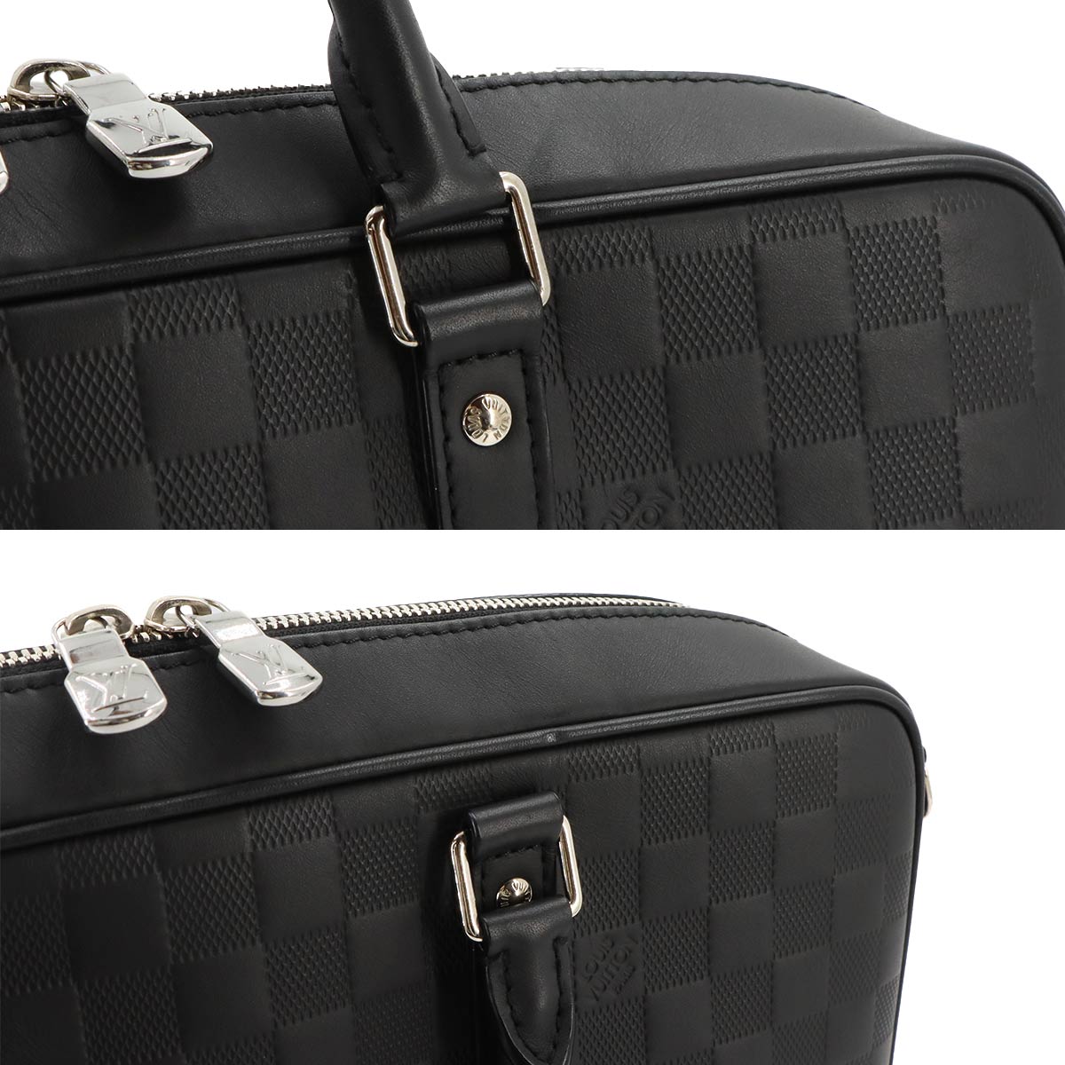 Damier Infini Sirius Briefcase Business Bag Onyx N45288