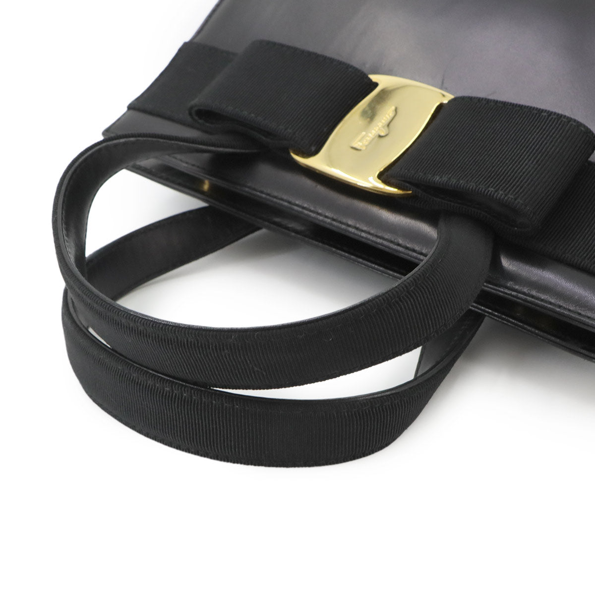 Vara Hand Shoulder Bag Leather Black Purse