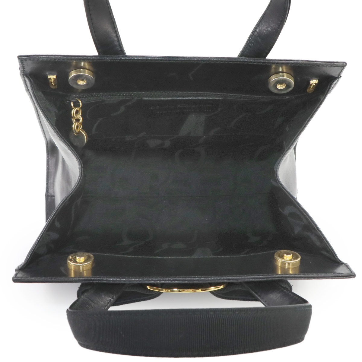 Vara Hand Shoulder Bag Leather Black Purse