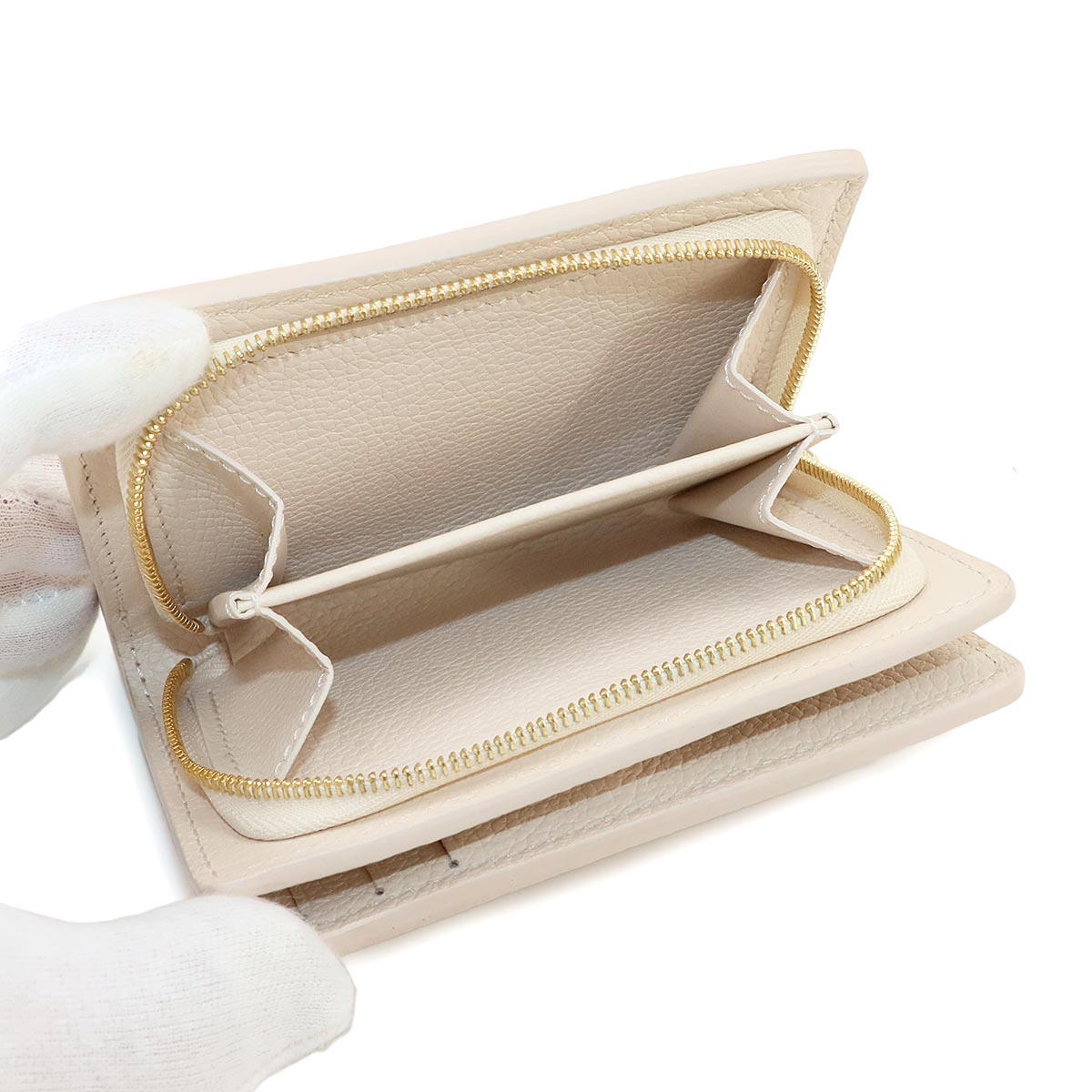 Mahina Clea Wallet Leather Dream beige M25595 Purse