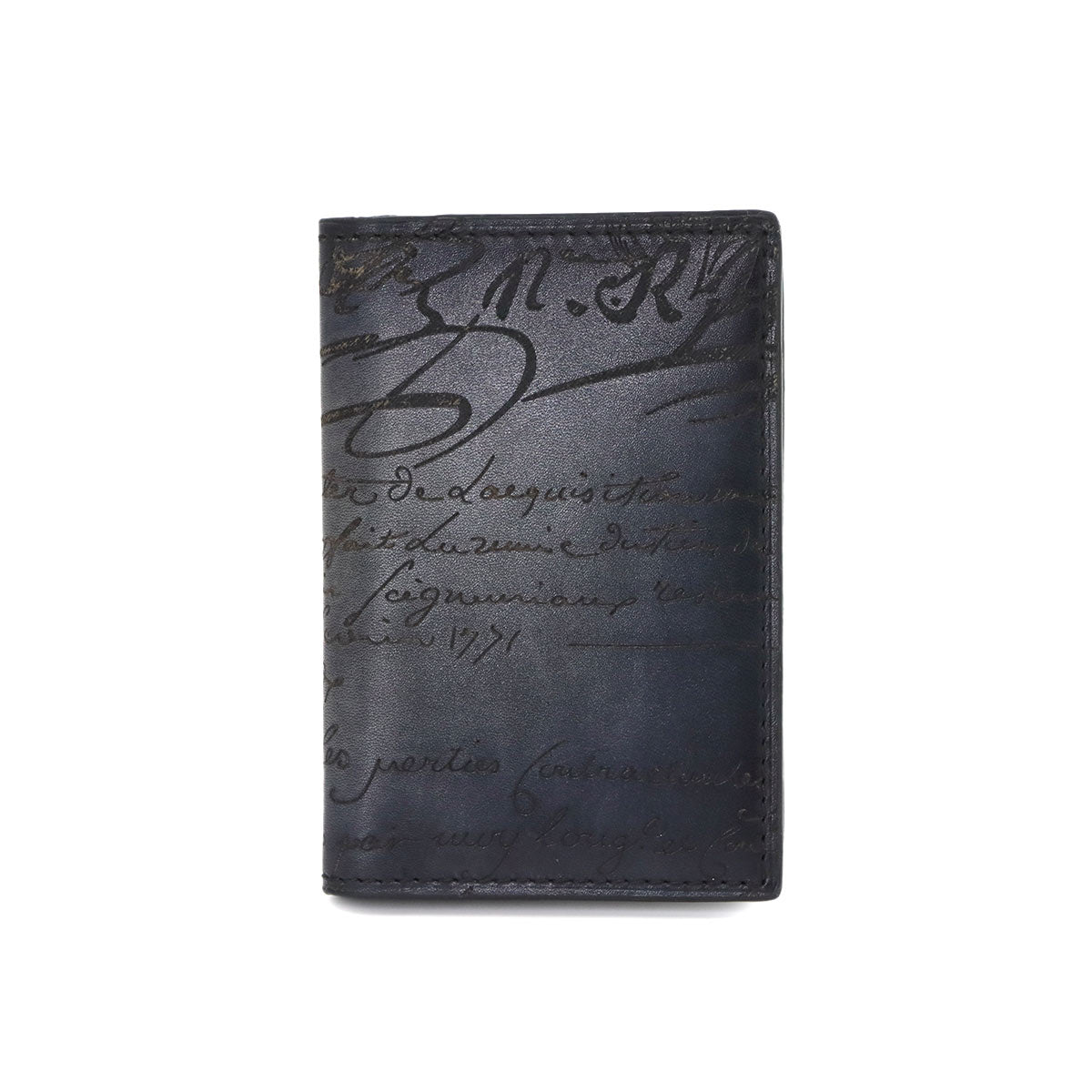 Calligraphy Jagua Card Case Holder Venezia Leather