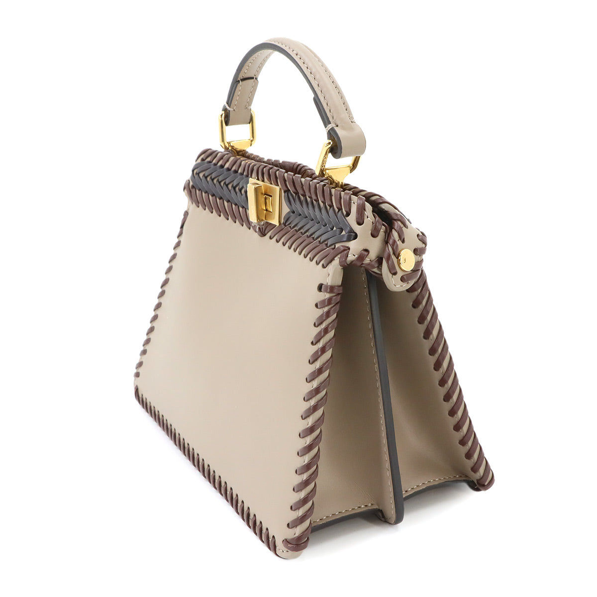 Peekaboo ISeeU Petite Hand Shoulder Bag Leather 8BN335
