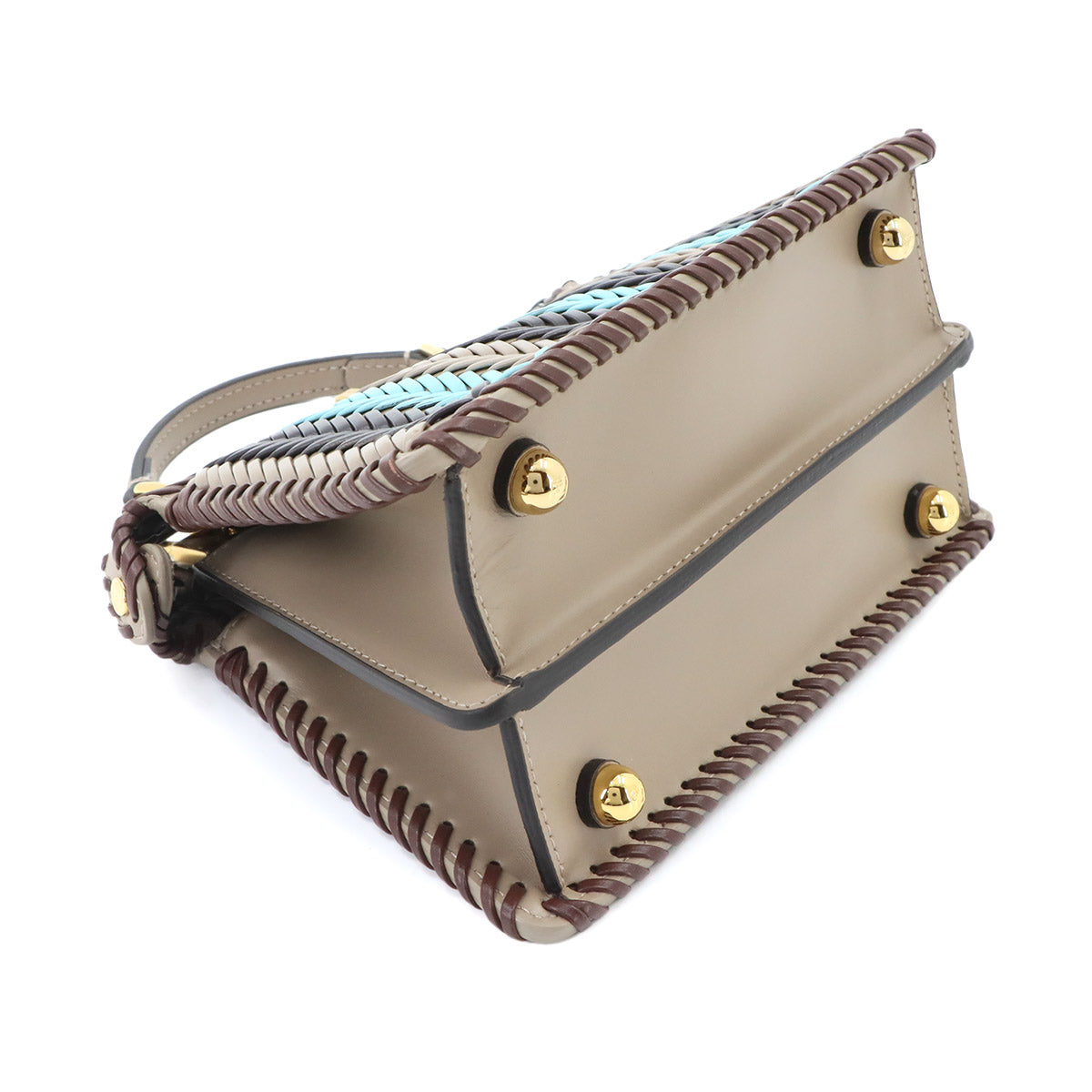 Peekaboo ISeeU Petite Hand Shoulder Bag Leather 8BN335