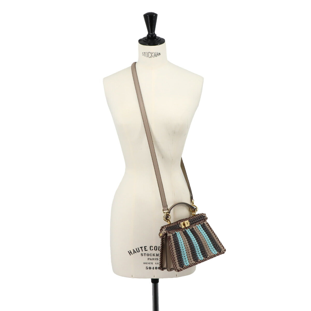 Peekaboo ISeeU Petite Hand Shoulder Bag Leather 8BN335