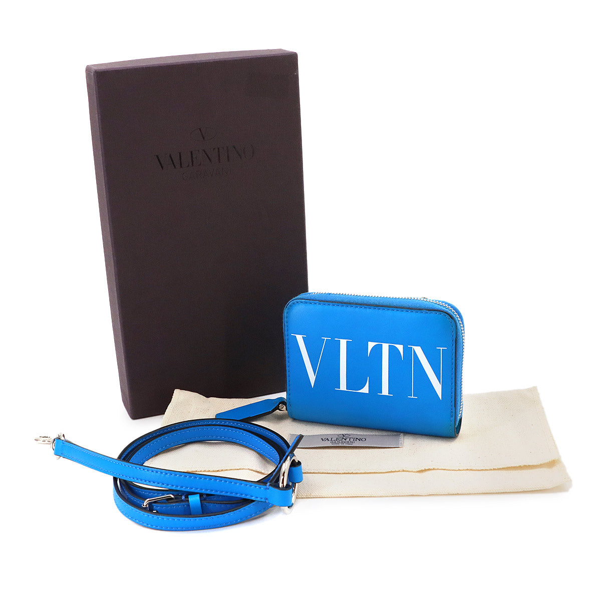 VLTN Fluoro Neck Holder Wallet Coin Case Purse