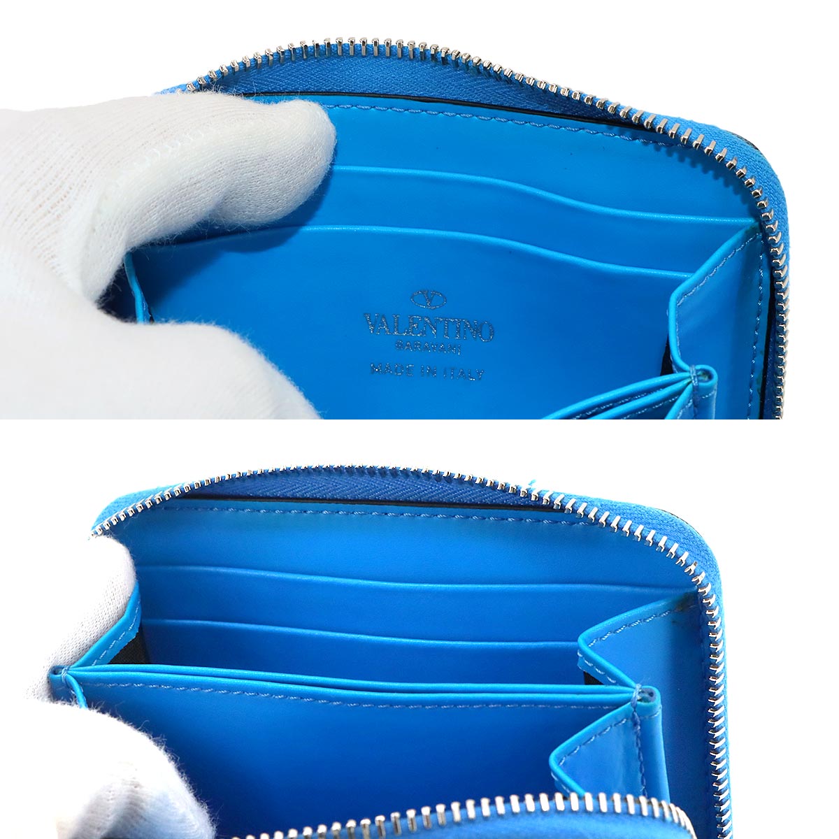 VLTN Fluoro Neck Holder Wallet Coin Case Purse