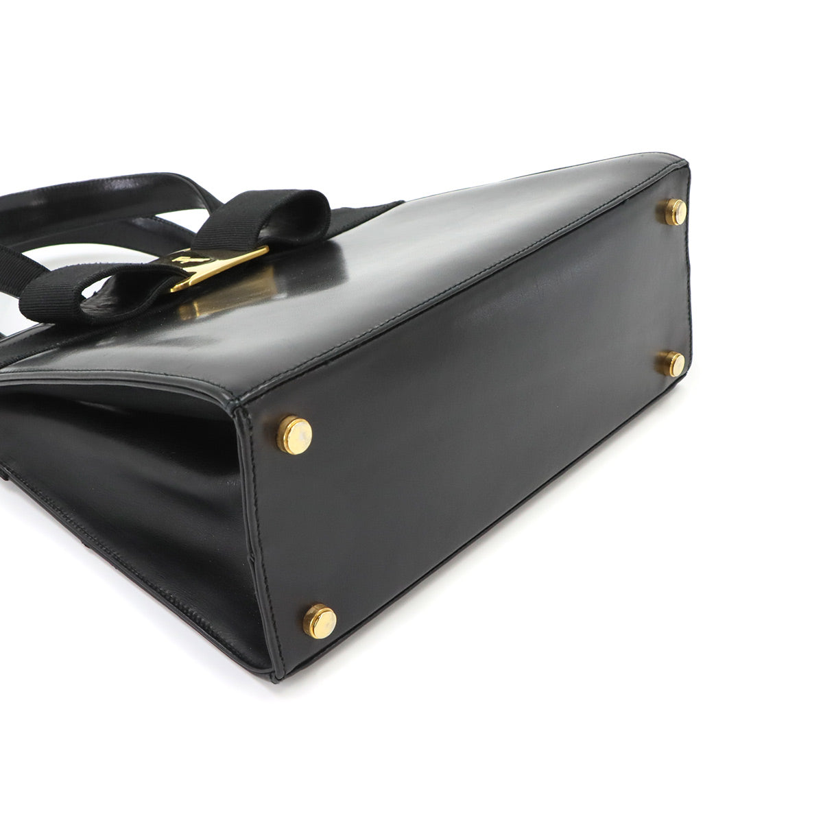 Vara Hand Shoulder Bag Leather Black Purse