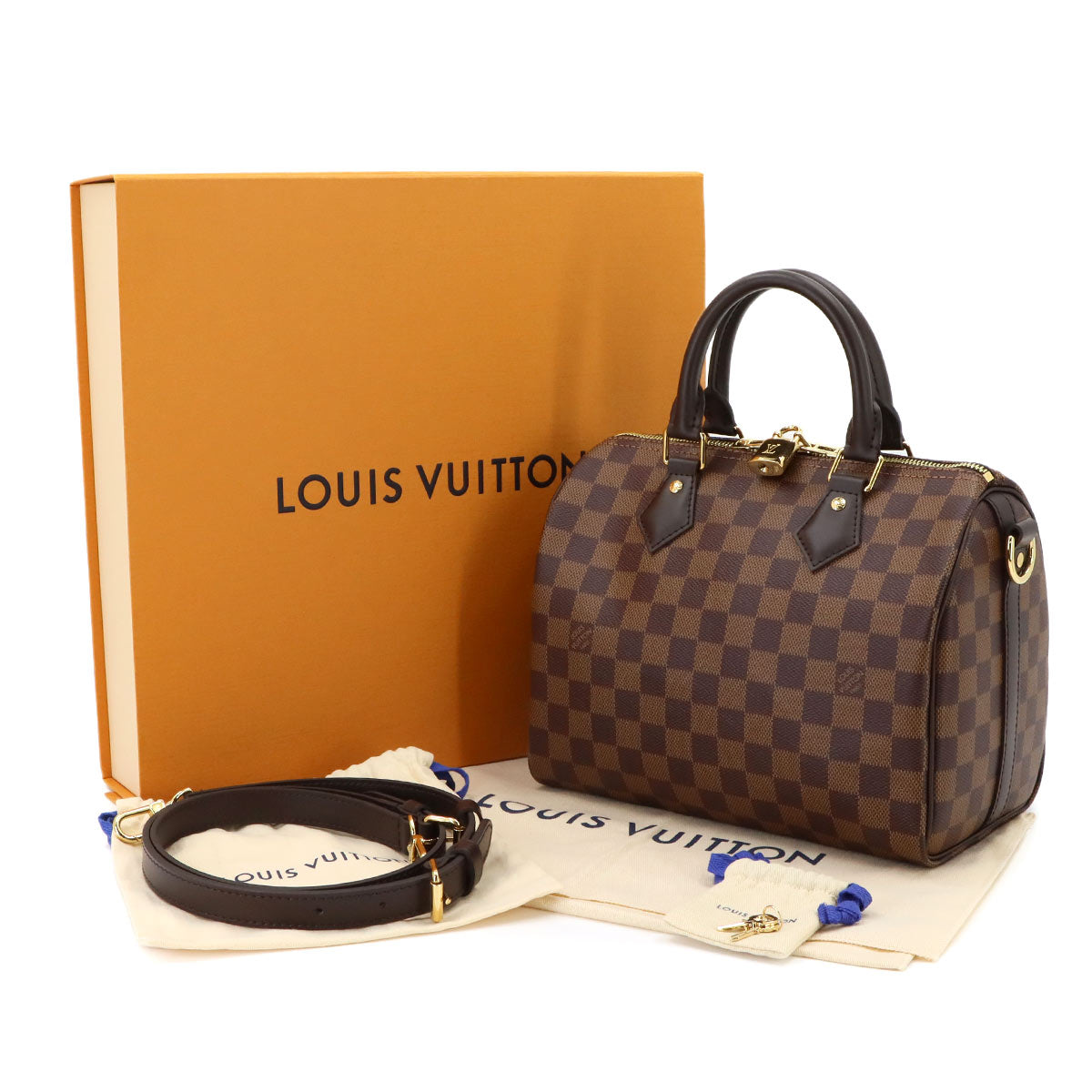 Damier Speedy Bandouliere 25 Hand Shoulder Bag N41368