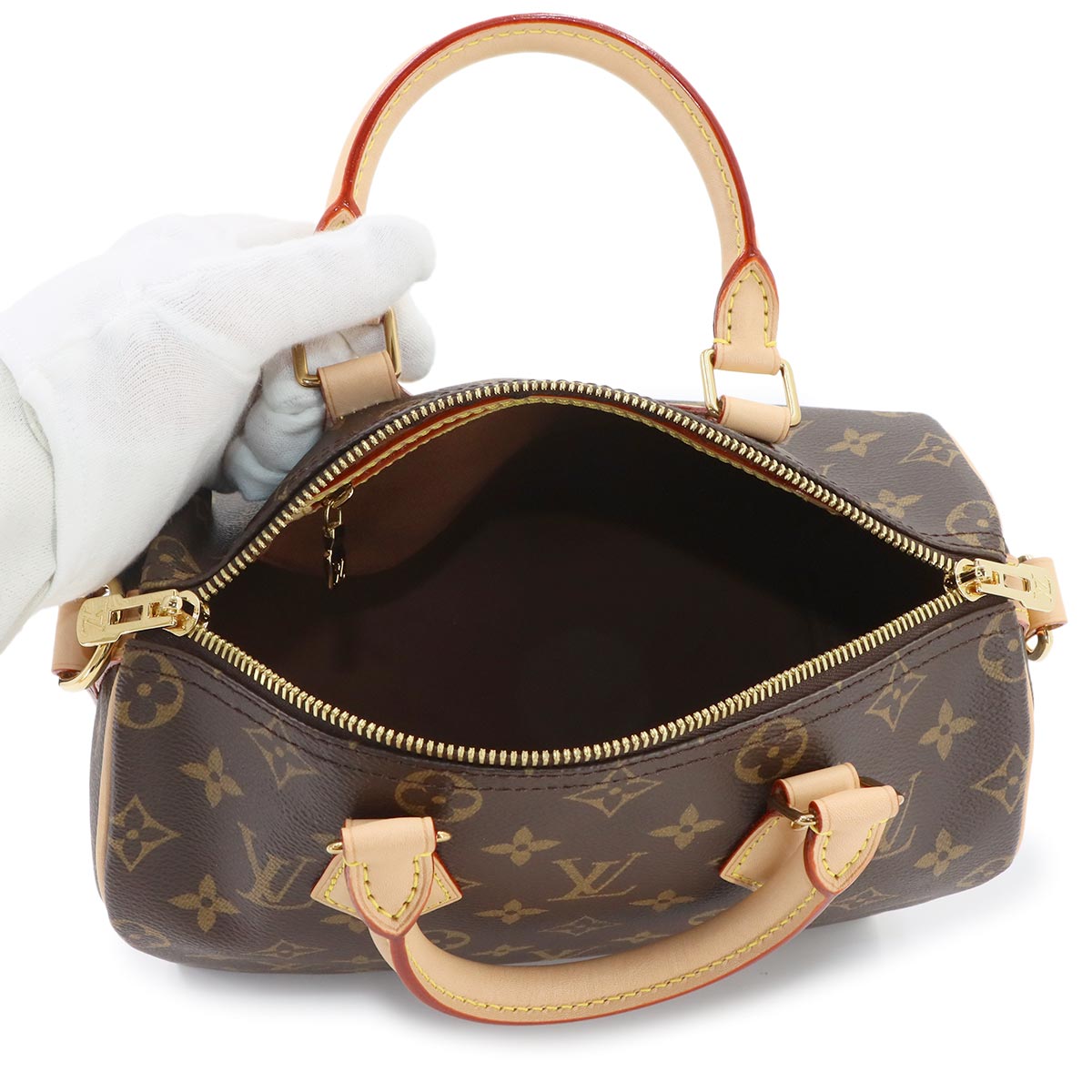 Monogram Speedy Bandouliere 25 2way Bag Brown M46977
