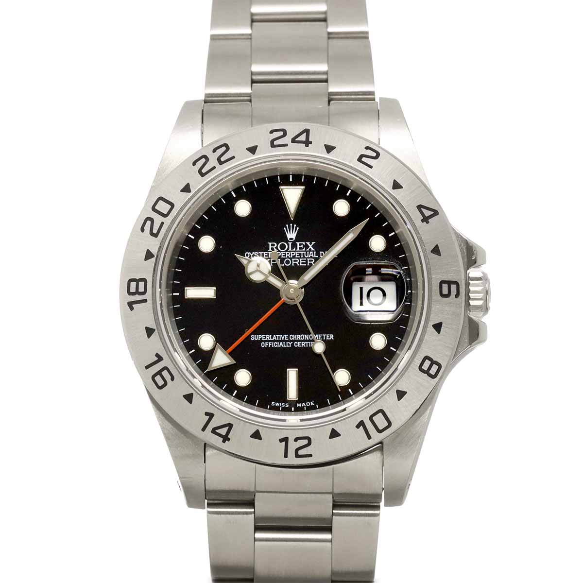 Explorer II 16570 Date Serial T Automatic Black Dial Mens Watch