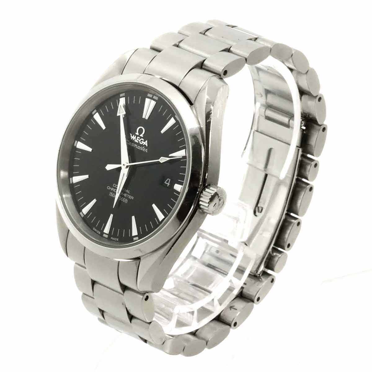 Seamaster Aqua Terra Co-axial 2503 50 Date Black Dial Mens