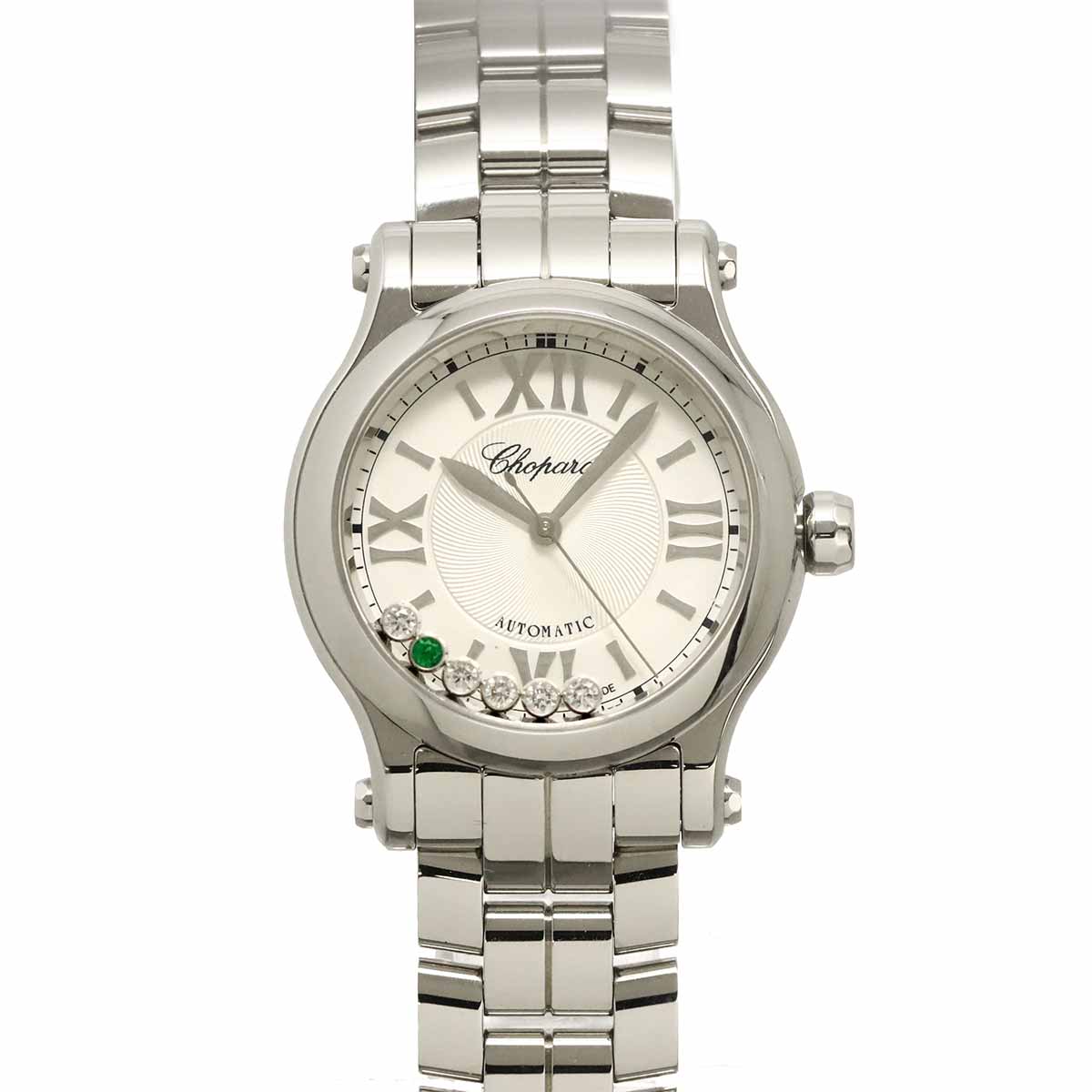 Happy Sports 278573-3012 Automatic 5P Diamond Emerald Watch