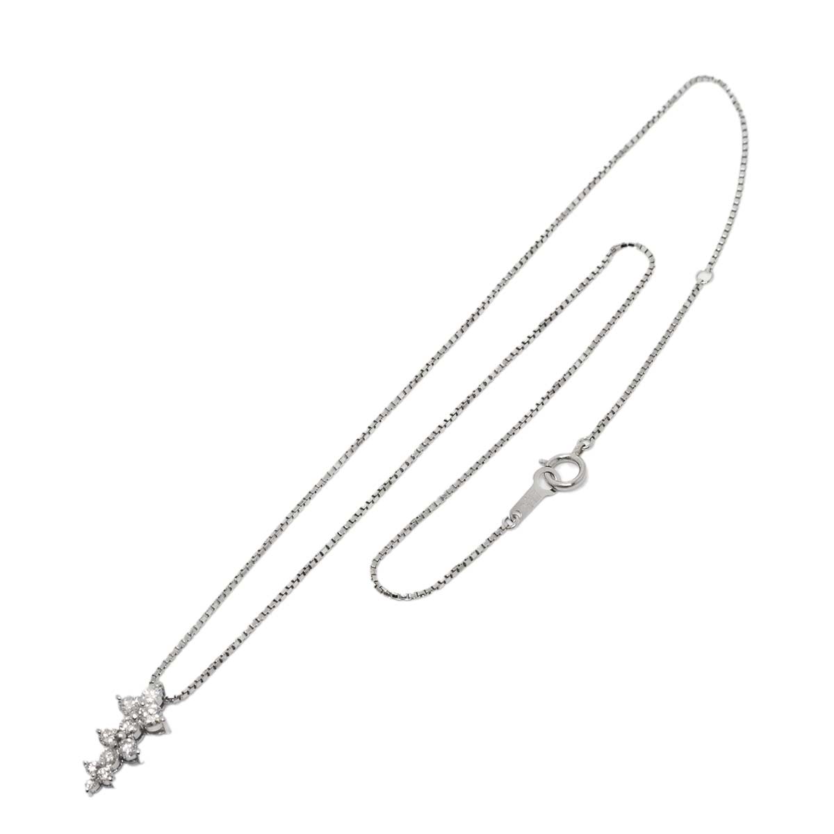 Diamond 0.588ct Necklace Pt Platinum