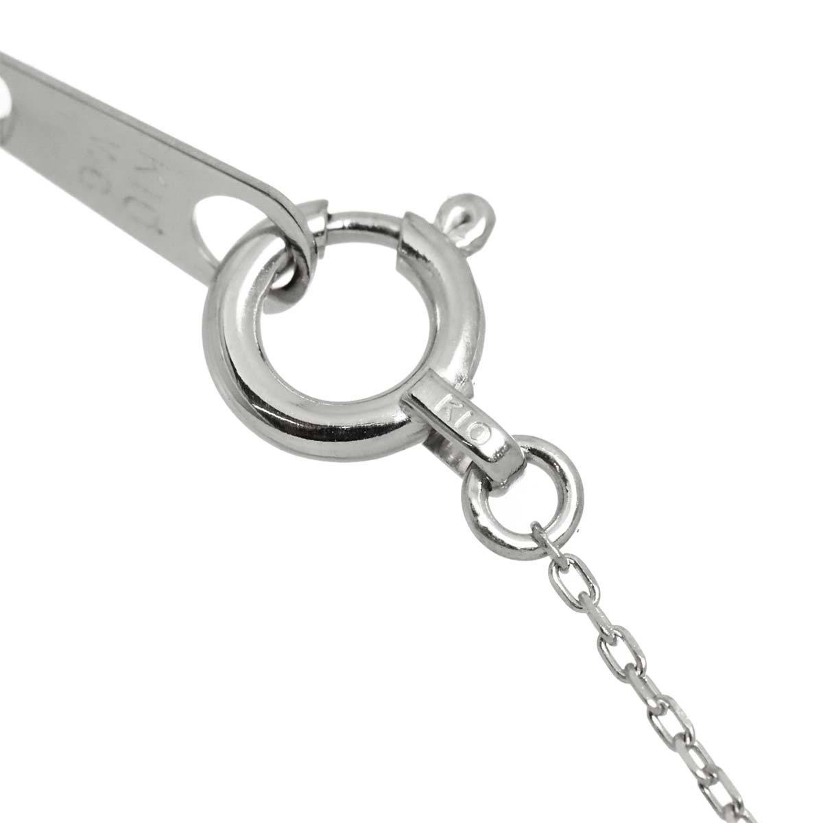 Diamond 0.04ct Necklace 10K WG White Gold 416