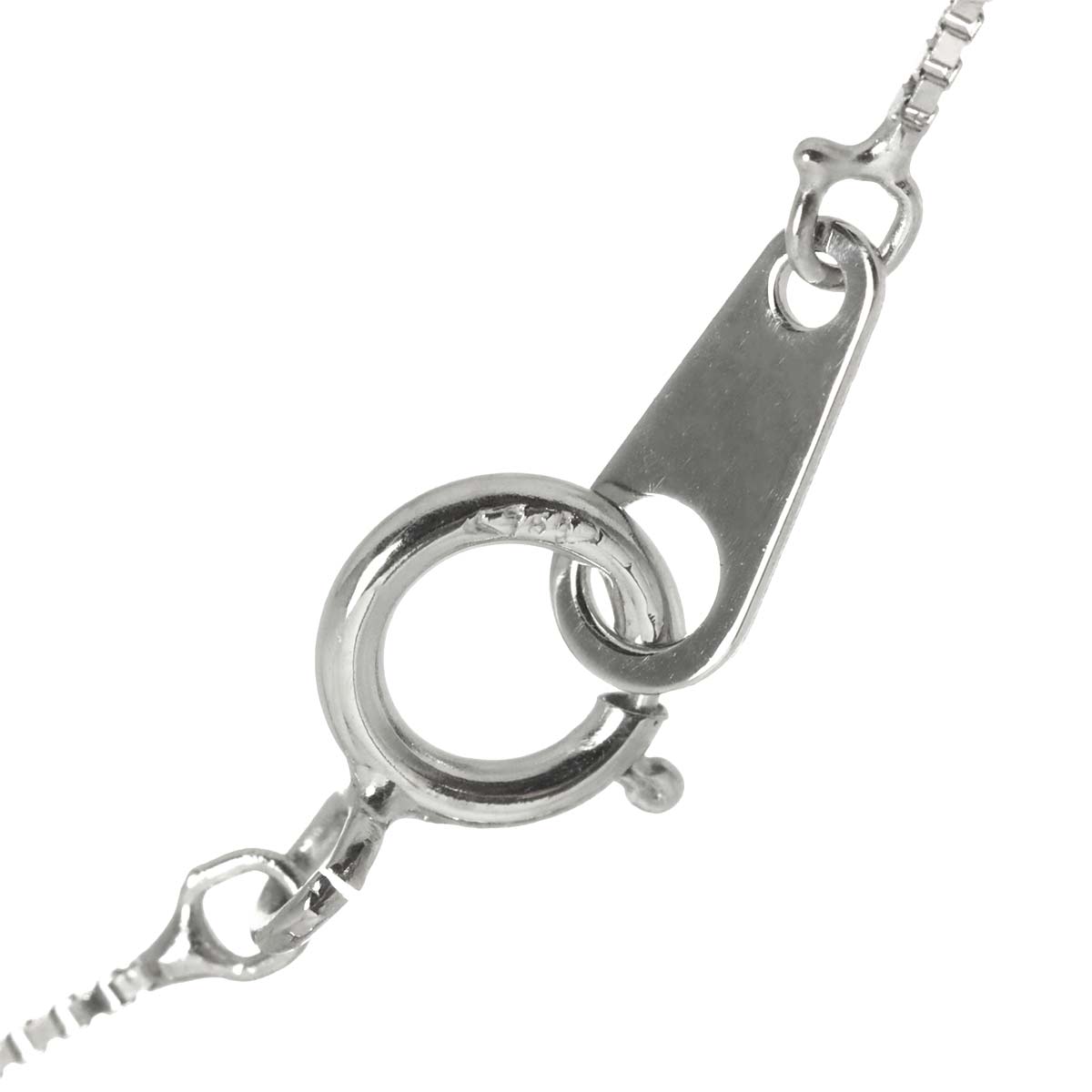 Diamond 0.56ct Necklace 18K WG White Gold 750