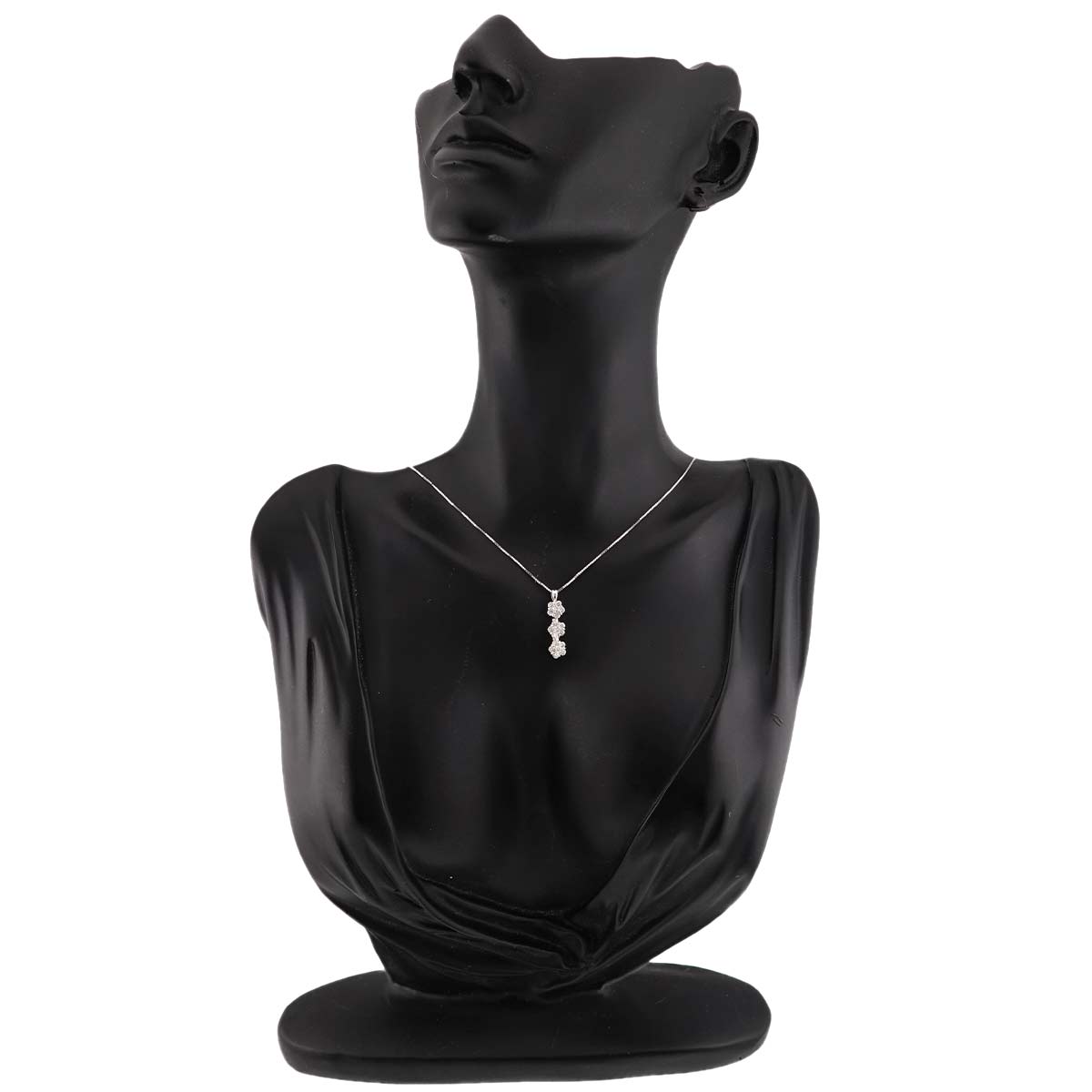 Diamond 0.56ct Necklace 18K WG White Gold 750