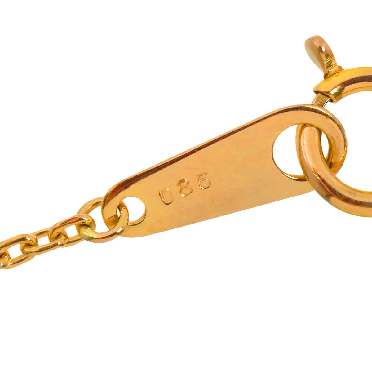 Diamond 0.85ct Necklace 18K PG Pink Gold 750