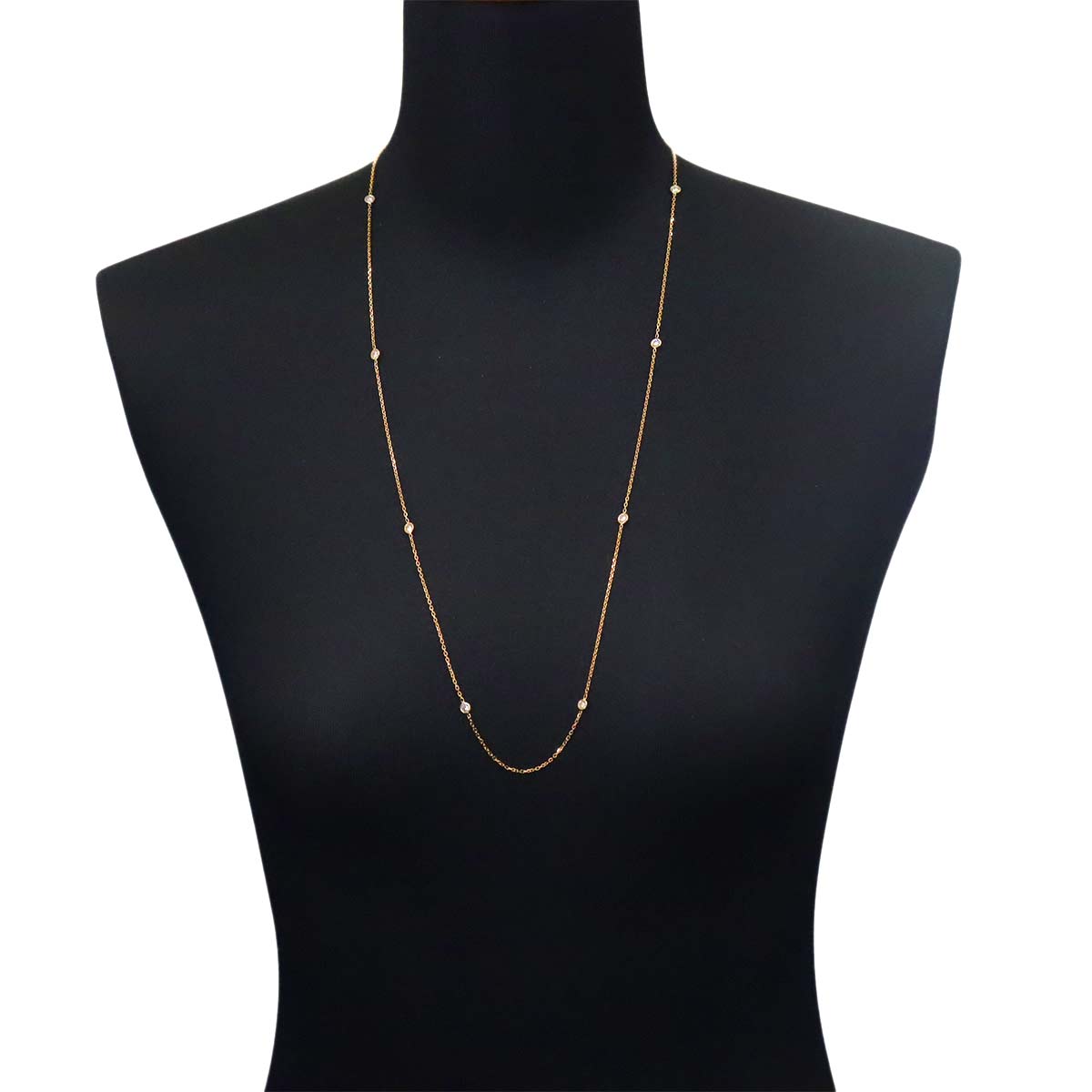 Diamond 0.85ct Necklace 18K PG Pink Gold 750