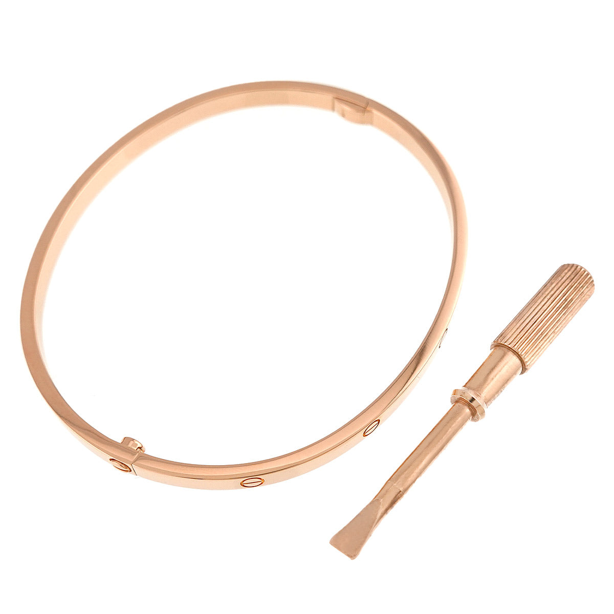 Love Bracelet SM Bangle 18K Pink Gold 750 Size19