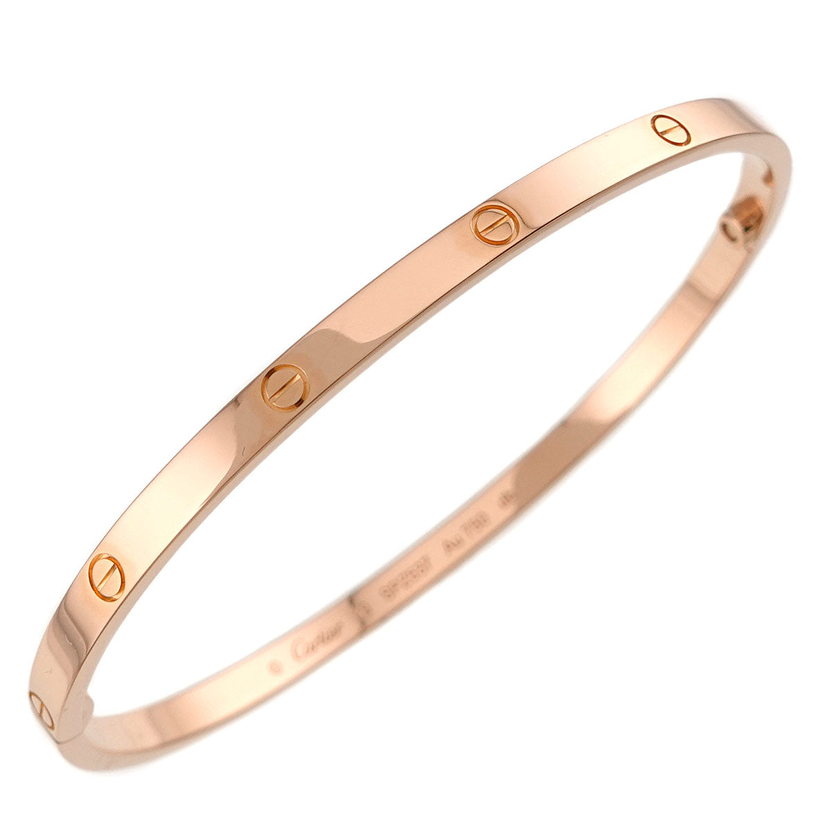 Love Bracelet SM Bangle 18K Pink Gold 750 Size19