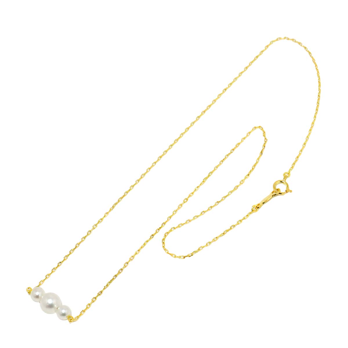 Akoya Pearl 5.9-4.1mm Necklace 18K YG 750